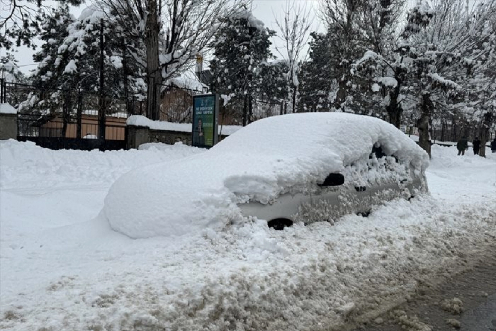 Muş'ta kar yağışı etkili oldu