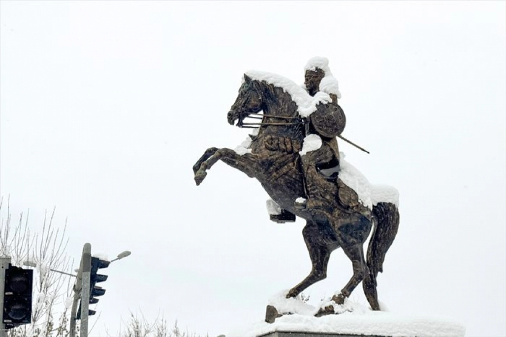 Muş'ta kar yağışı etkili oldu