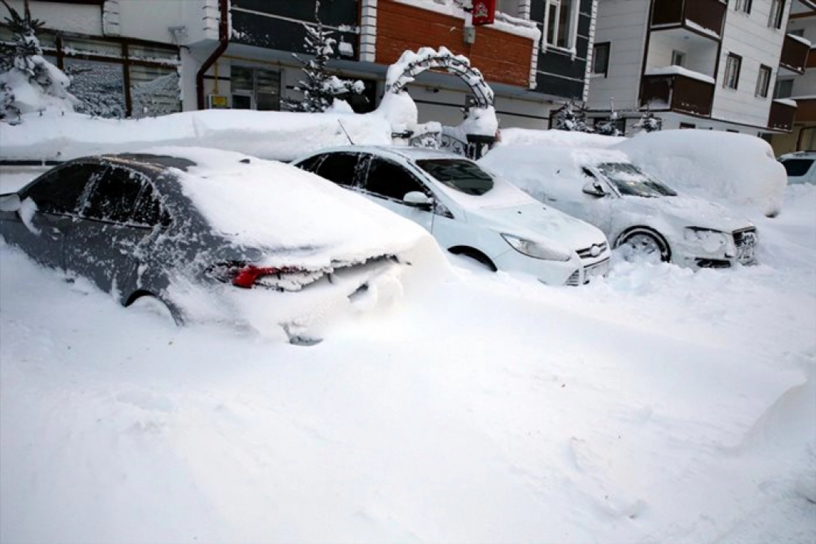 Ardahan'da yoğun kar yağışı etkili oldu