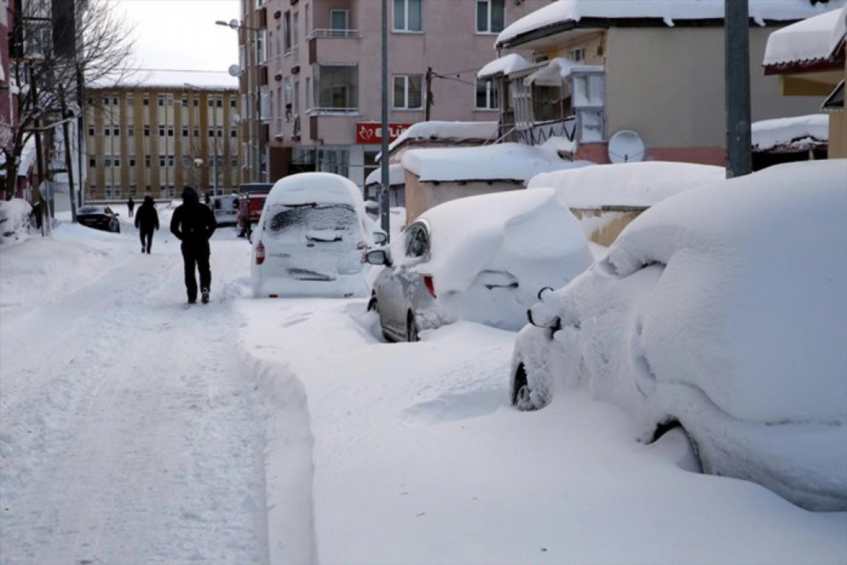 Ardahan'da yoğun kar yağışı etkili oldu