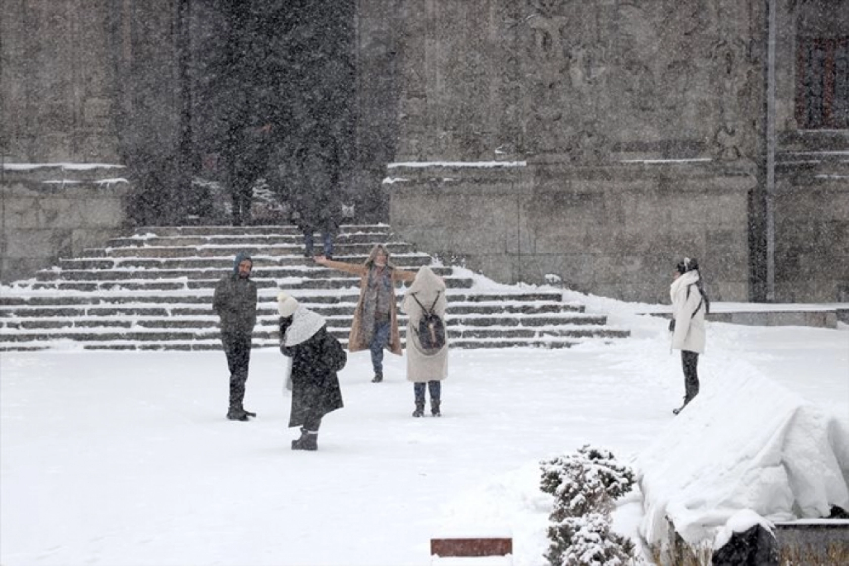 Erzurum, Ağrı, Kars ve Ardahan martta yeniden karla kaplandı