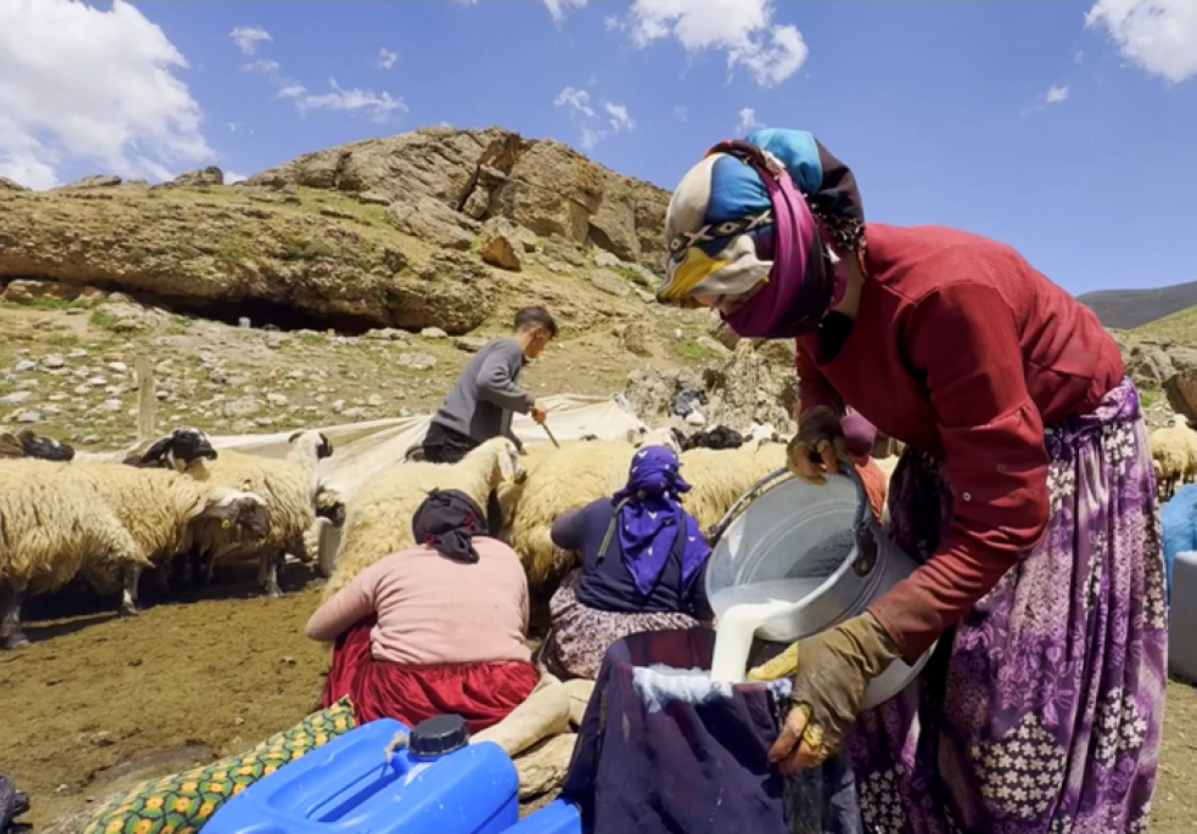 Havanın ısınmasıyla Van'ın yaylalarındaki hareketlilik arttı