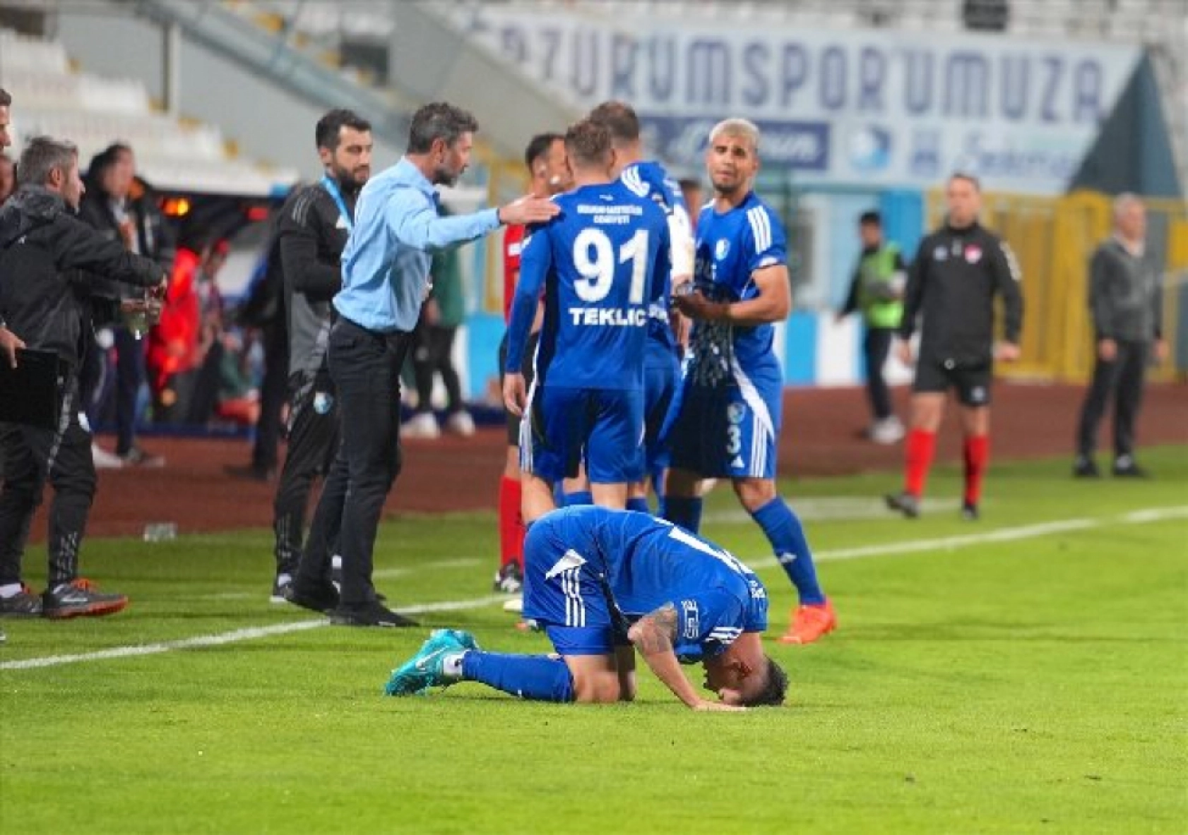 Erzurumspor FK - Esenler Erokspor Karşılaşmasından Kareler