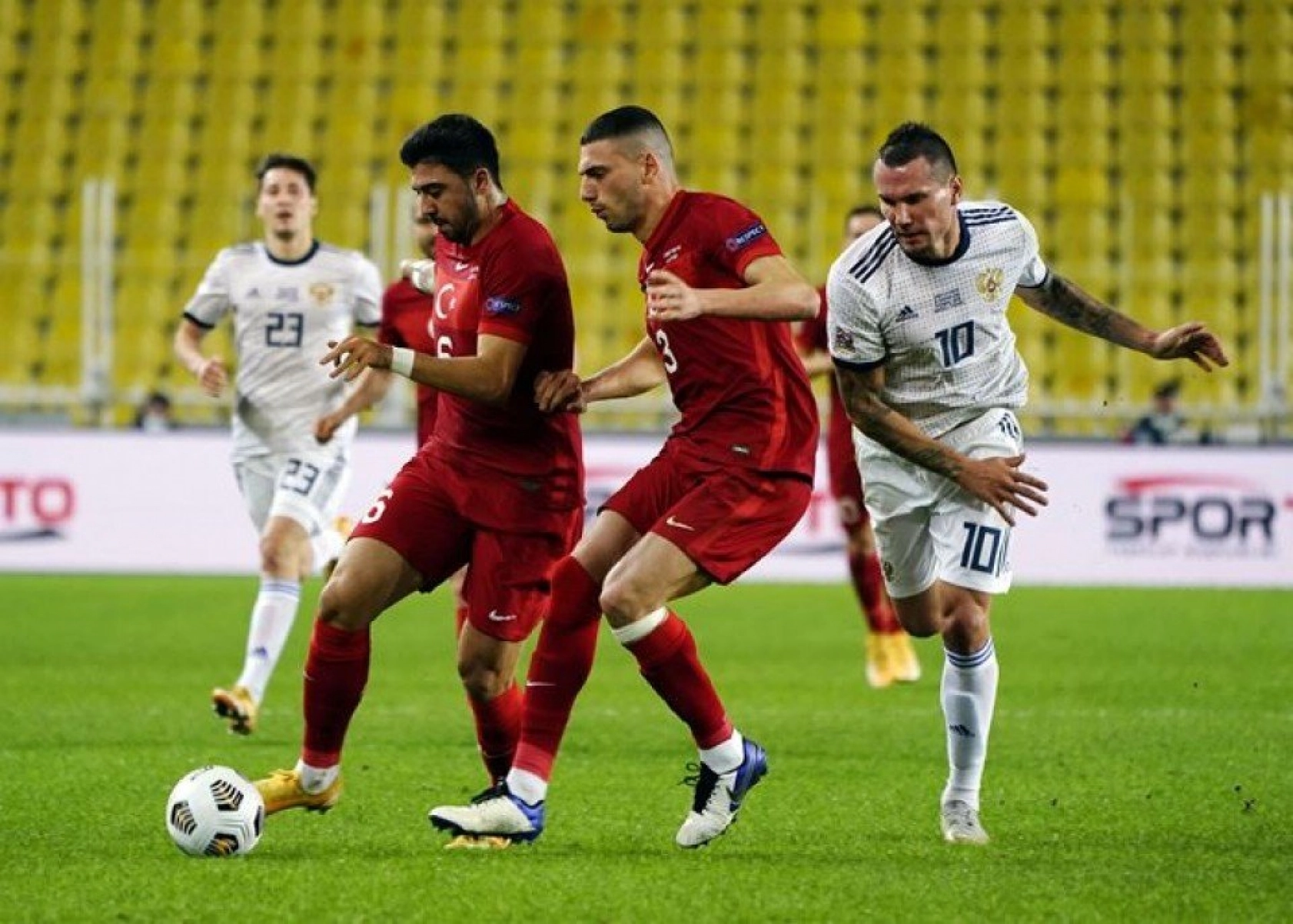 Türkiye Rusya Maçından Kareler