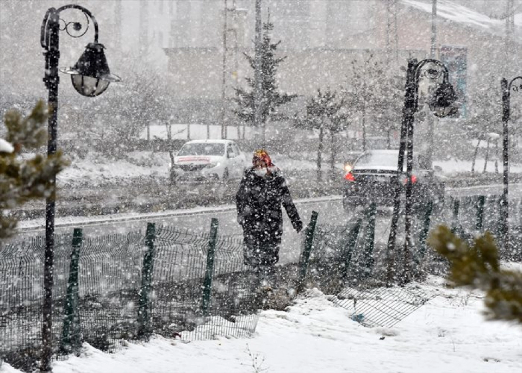 Erzurum, Kars ve Ardahan'da kar yağışı etkili oldu