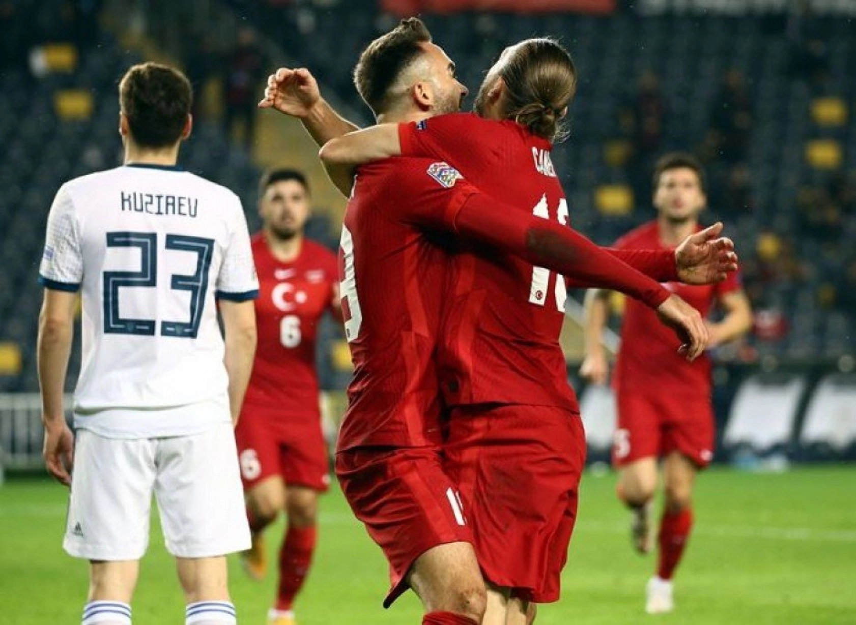 Türkiye Rusya Maçından Kareler