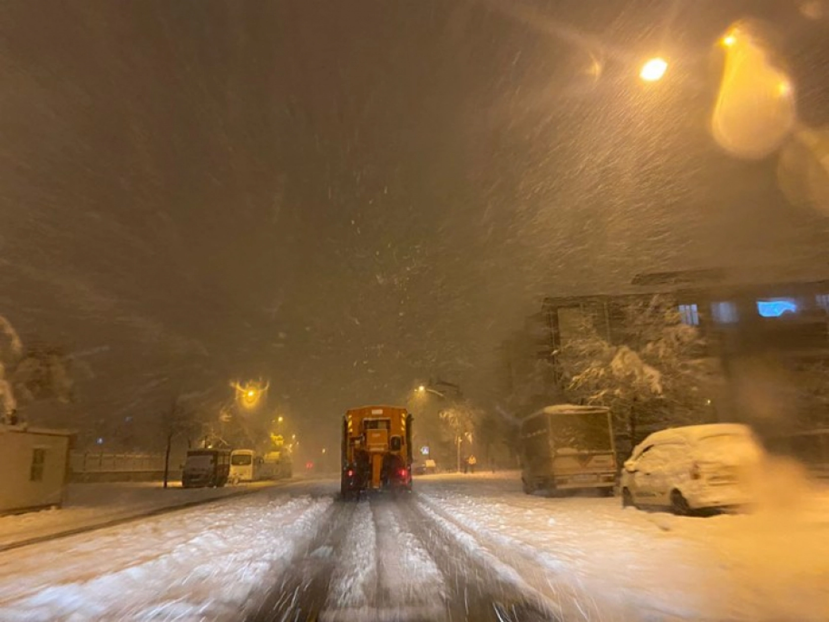 Malatya'ya Beklenen Kar Yağmaya Başladı