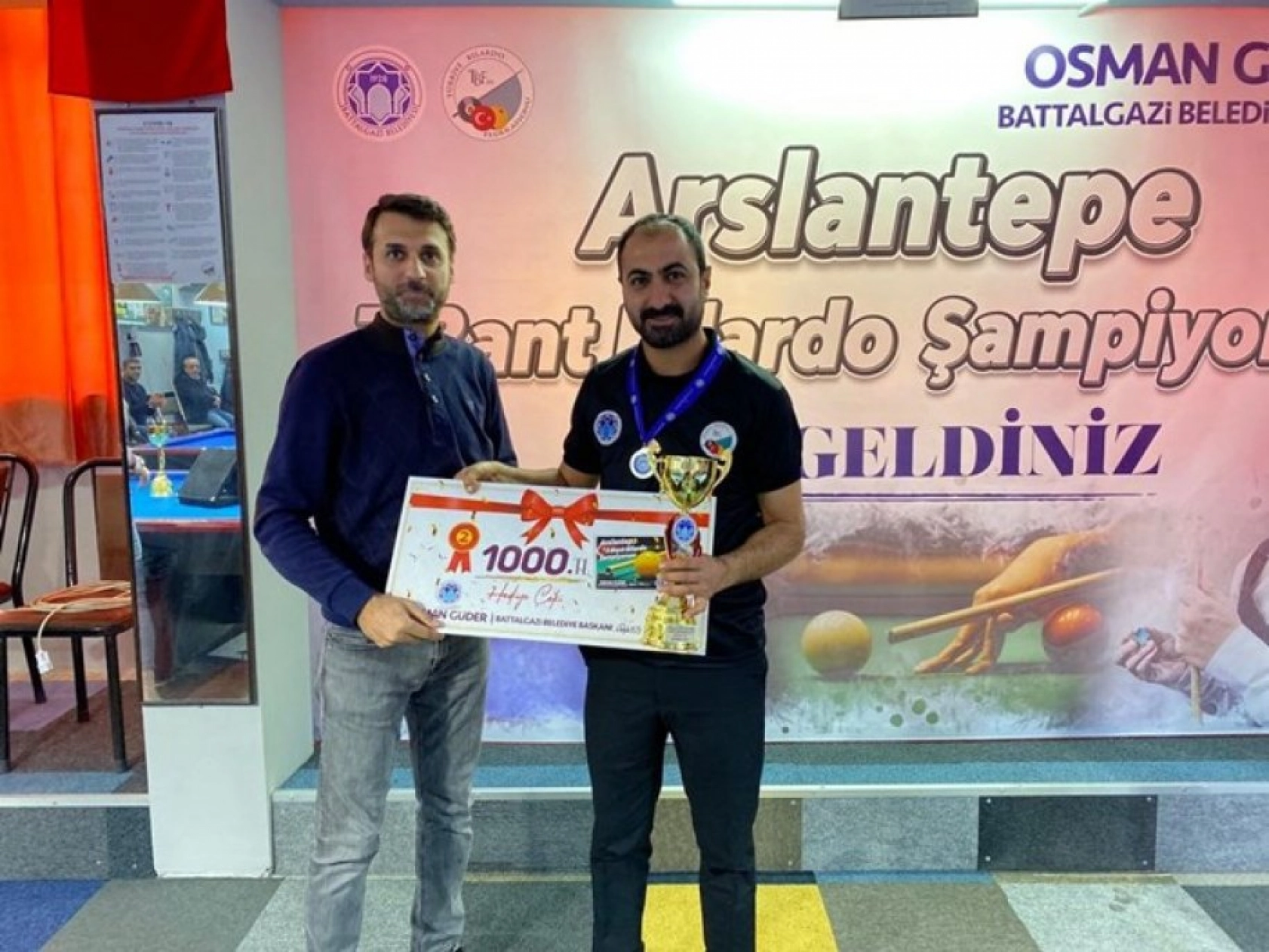 Arslantepe Bilardo Şampiyonası sona erdi