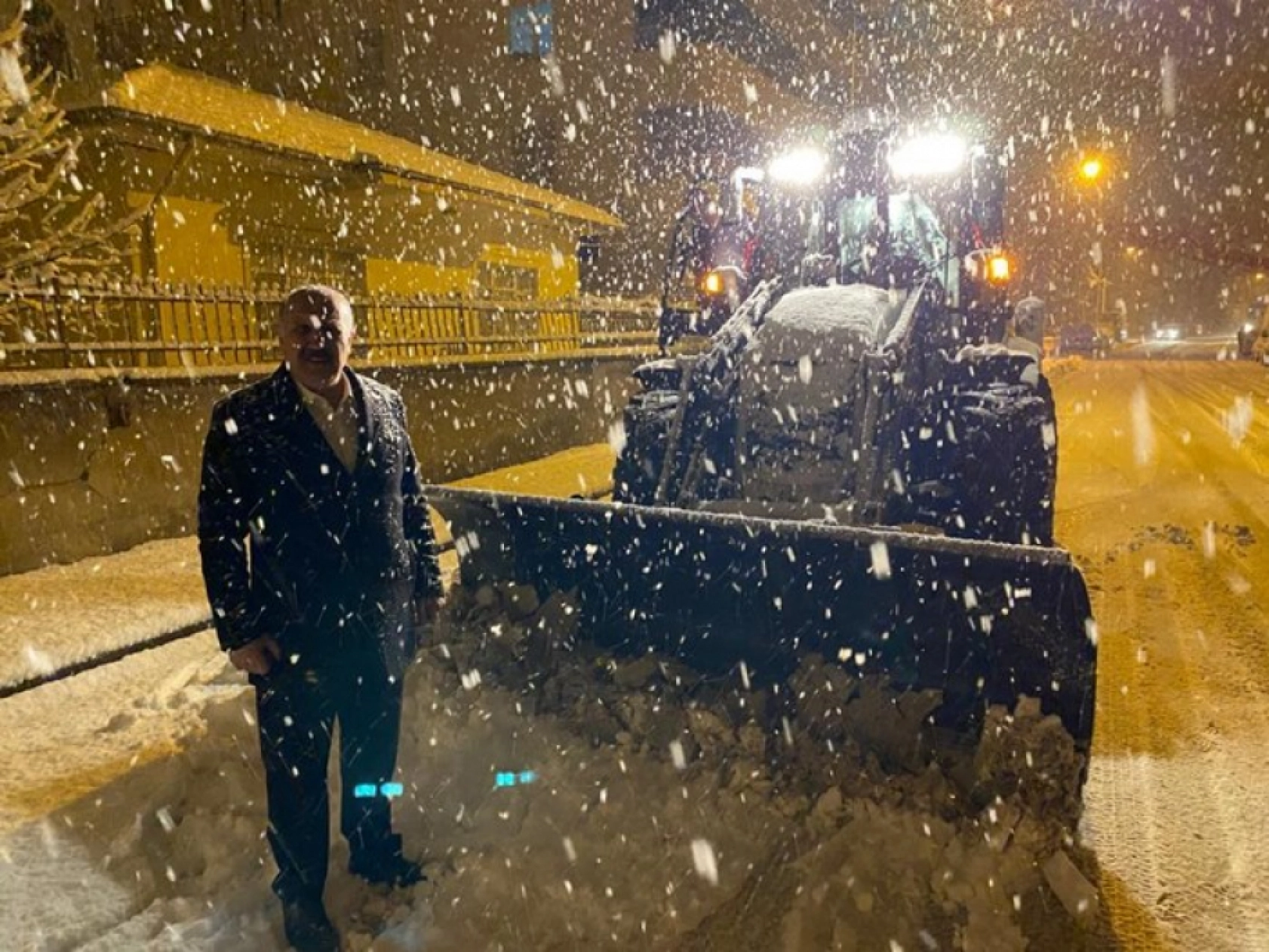 Malatya'ya Beklenen Kar Yağmaya Başladı
