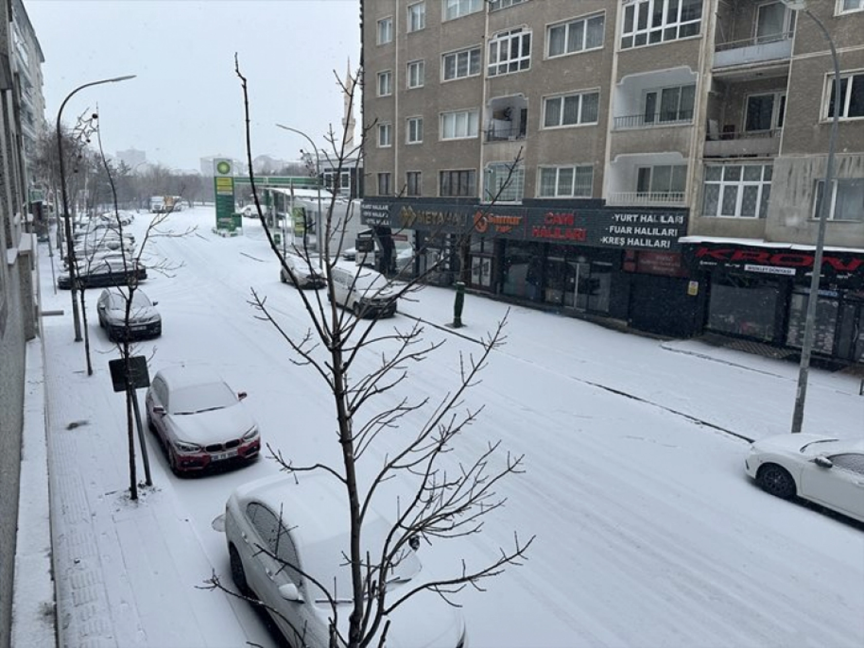 Erzurum, Kars ve Ardahan'da kar yağışı etkili oldu