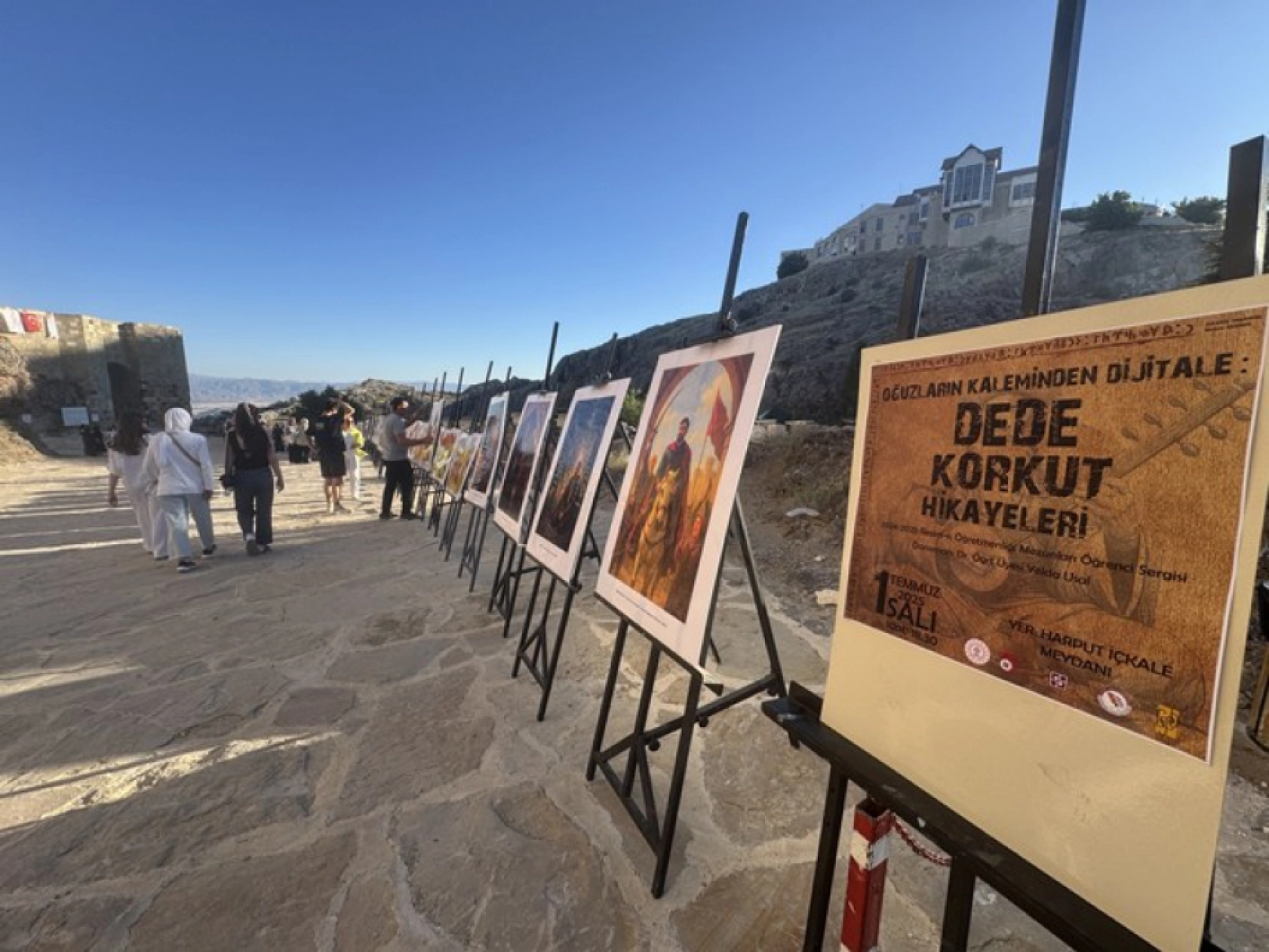 Harput Kalesi'nde Dijital Sanatla Dede Korkut Yolculuğu