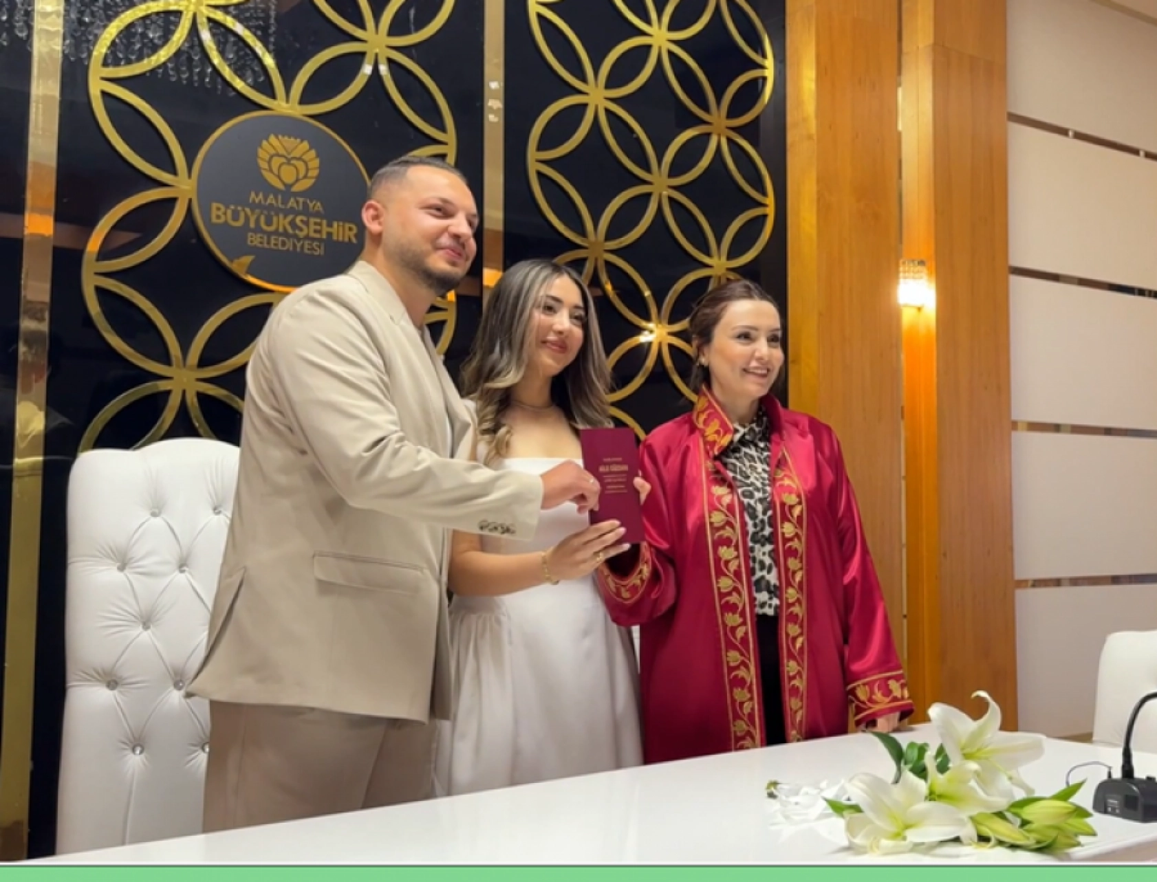 Nikah salonlarında 25.05.2025 yoğunluğu