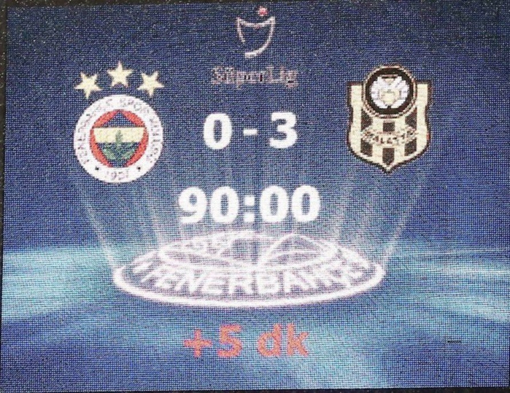 Fenerbahce Yeni Malatyaspor Karşılaşmasından Kareler