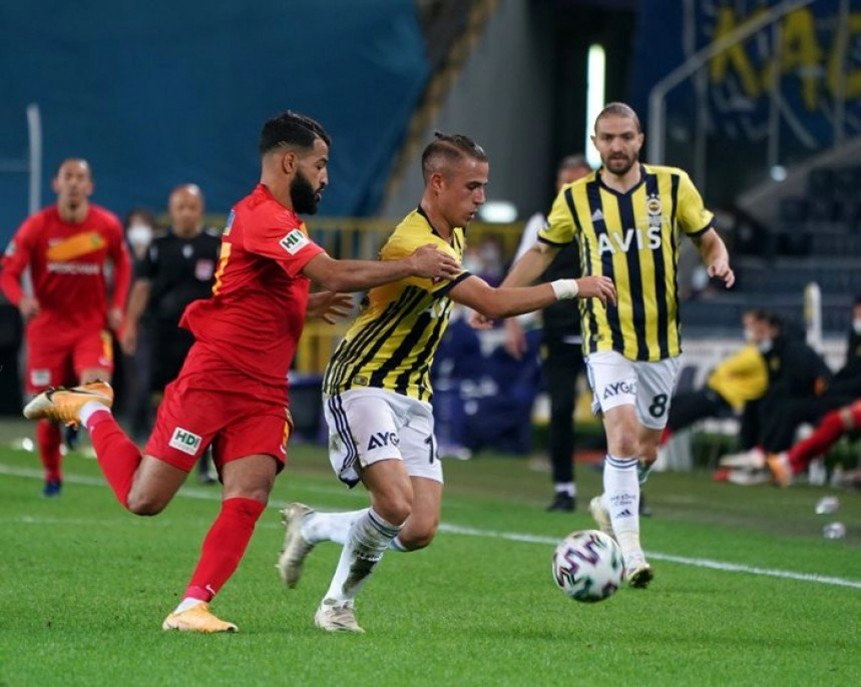Fenerbahce Yeni Malatyaspor Karşılaşmasından Kareler