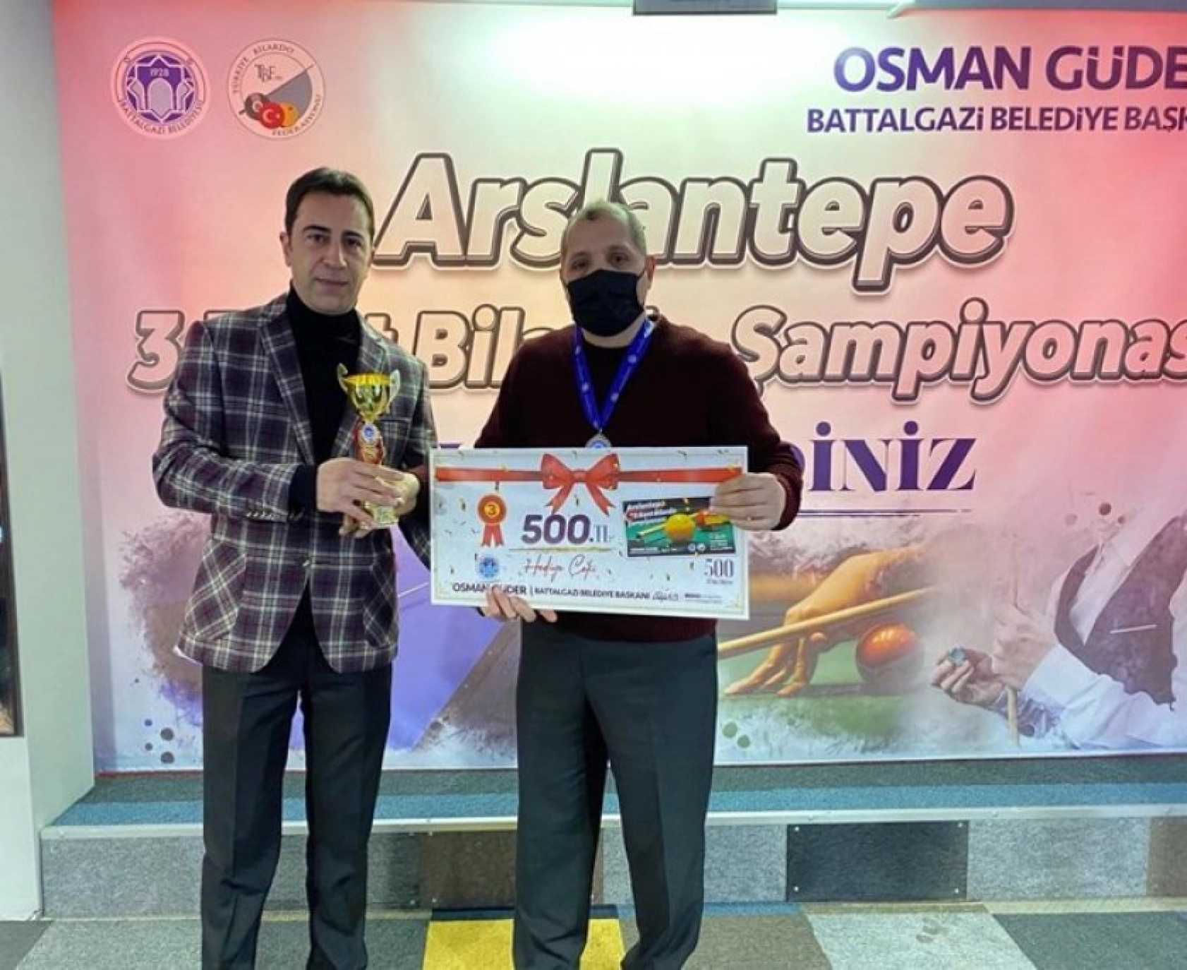 Arslantepe Bilardo Şampiyonası sona erdi