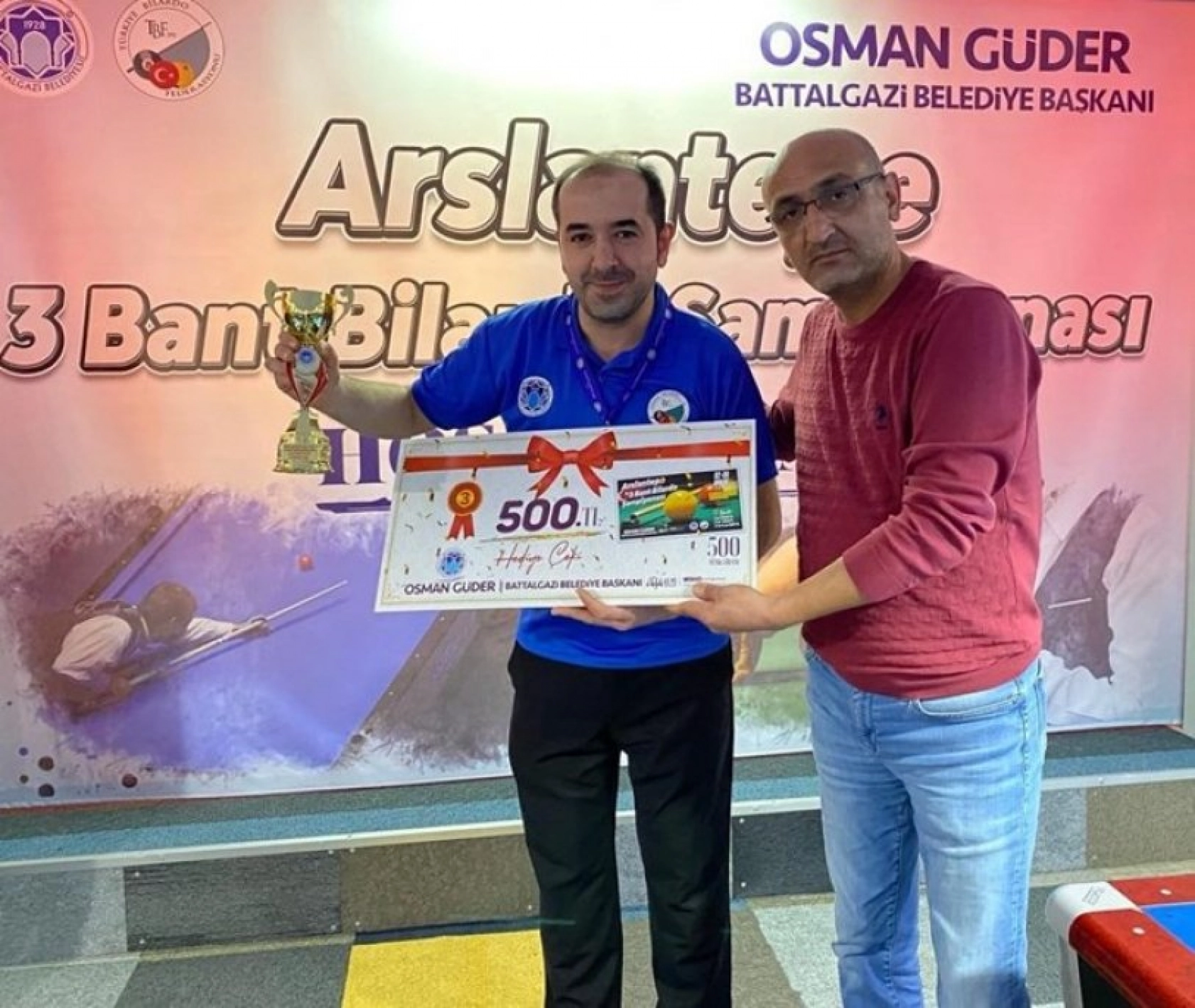 Arslantepe Bilardo Şampiyonası sona erdi