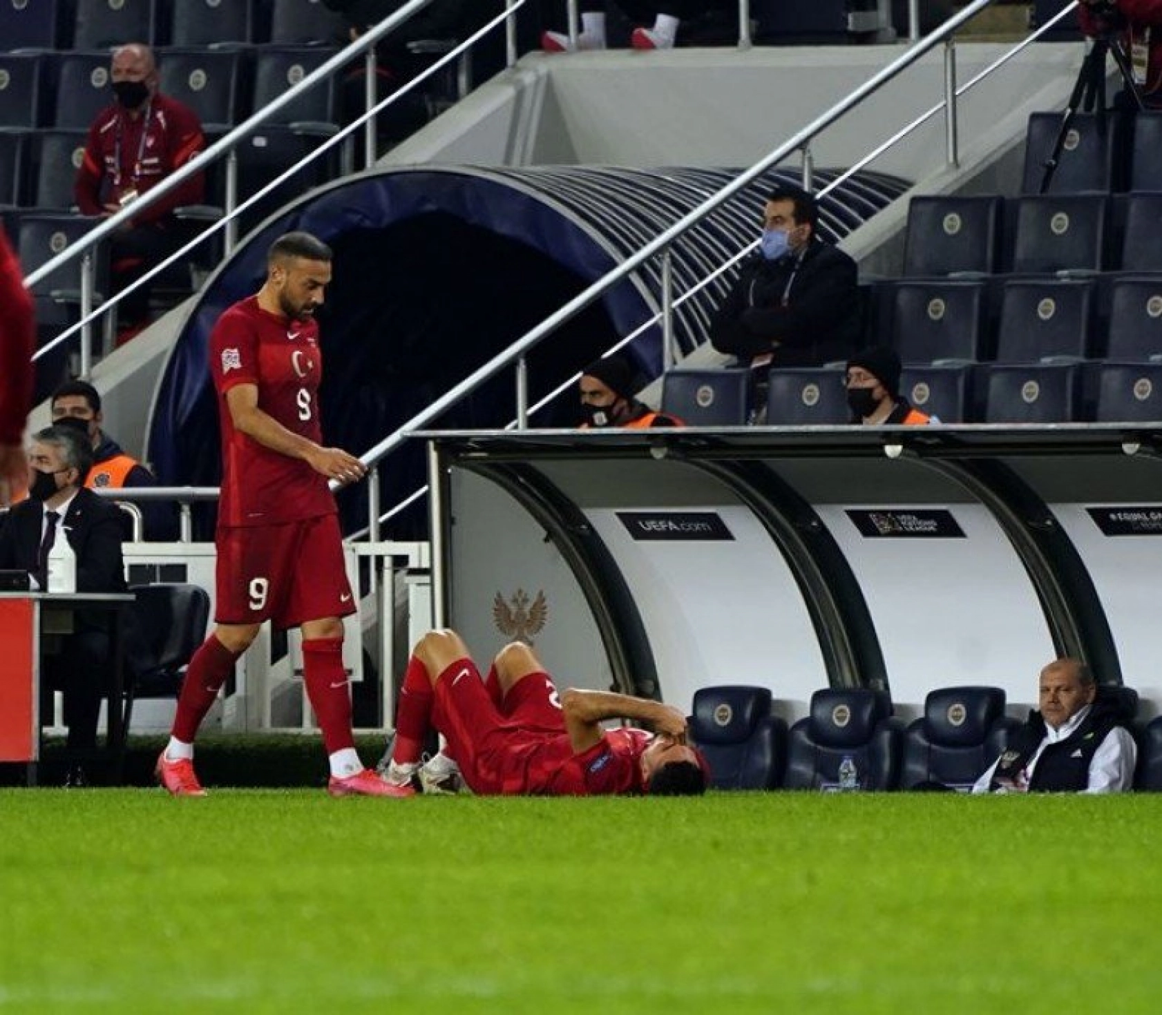 Türkiye Rusya Maçından Kareler