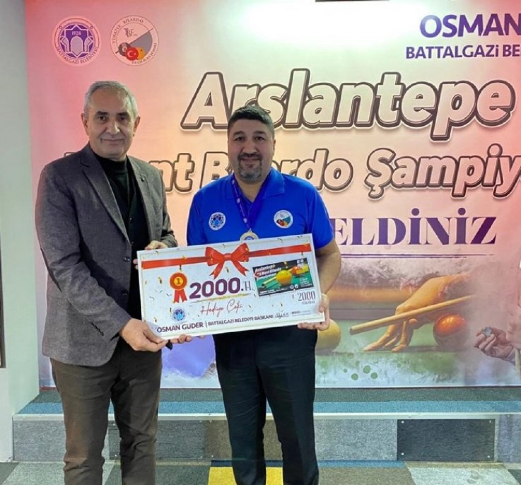 Arslantepe Bilardo Şampiyonası sona erdi