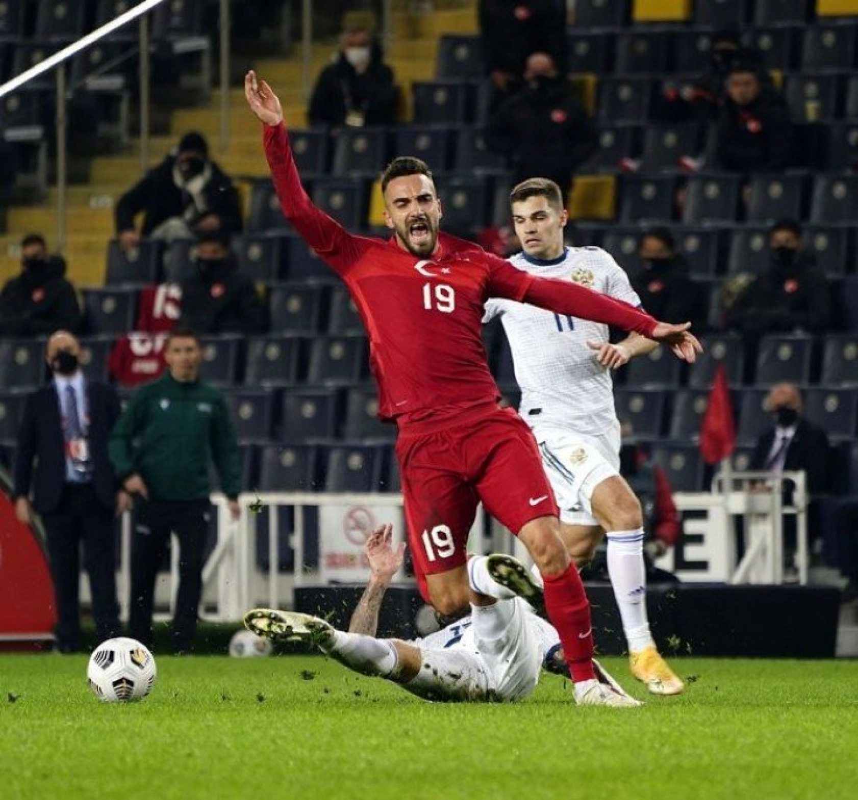 Türkiye Rusya Maçından Kareler