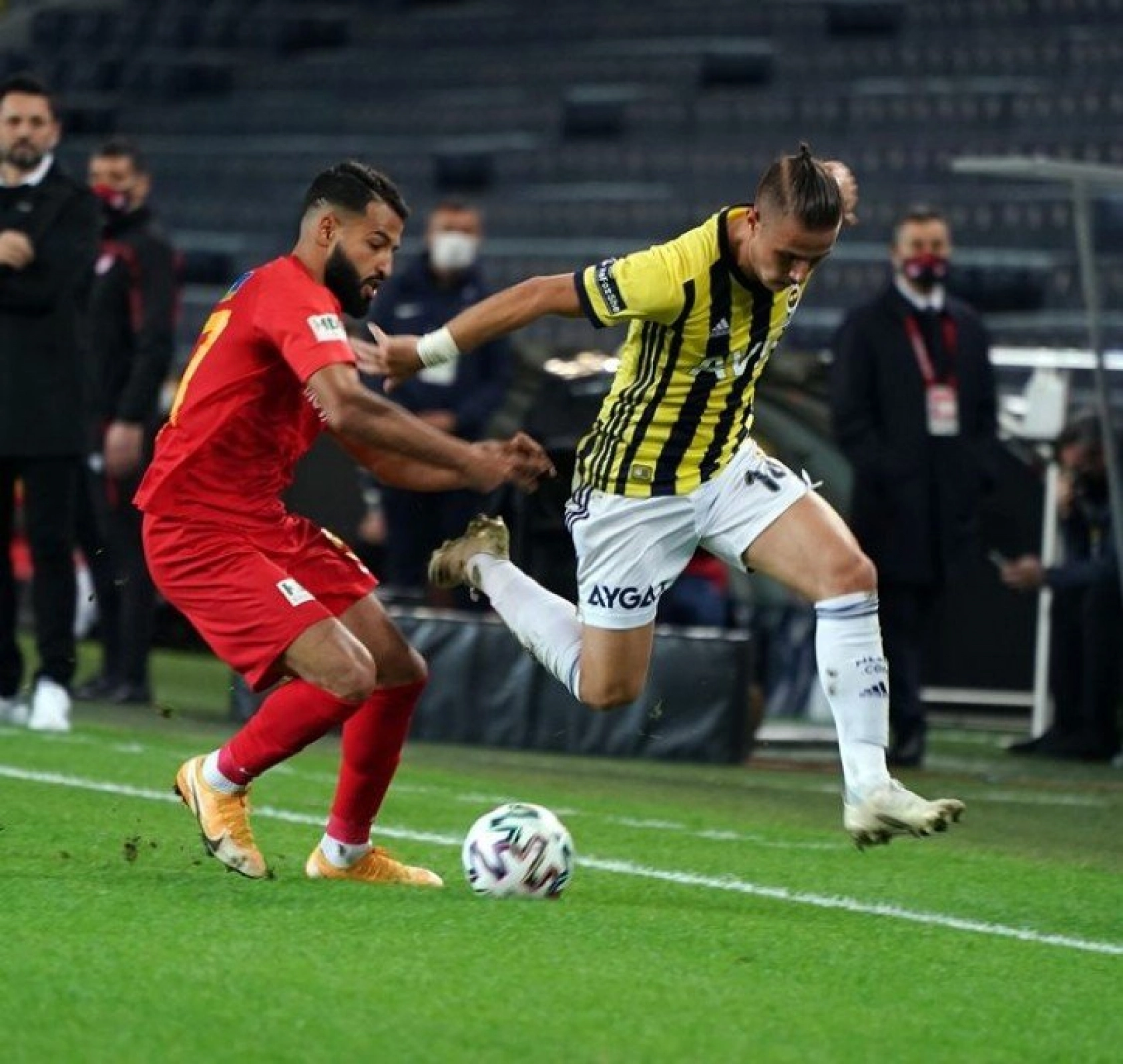 Fenerbahce Yeni Malatyaspor Karşılaşmasından Kareler