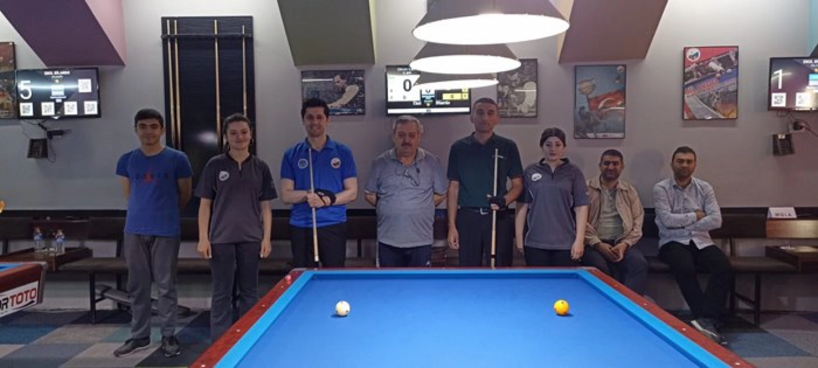 19 Mayıs 3 Bant Bilardo Turnuvası Yapıldı