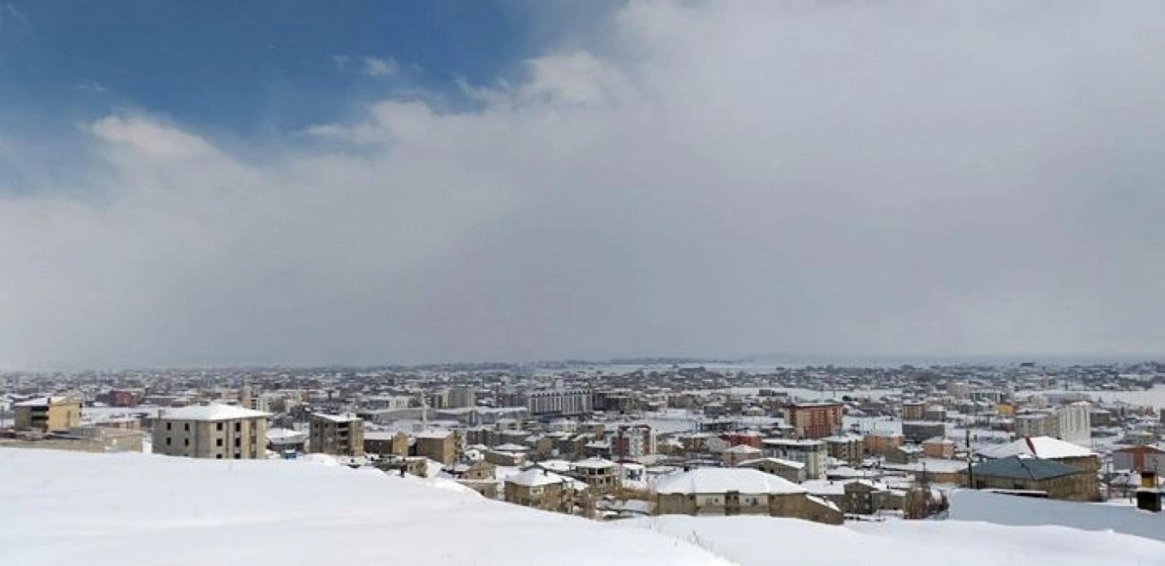 Kar altında güzelleşen Yüksekova