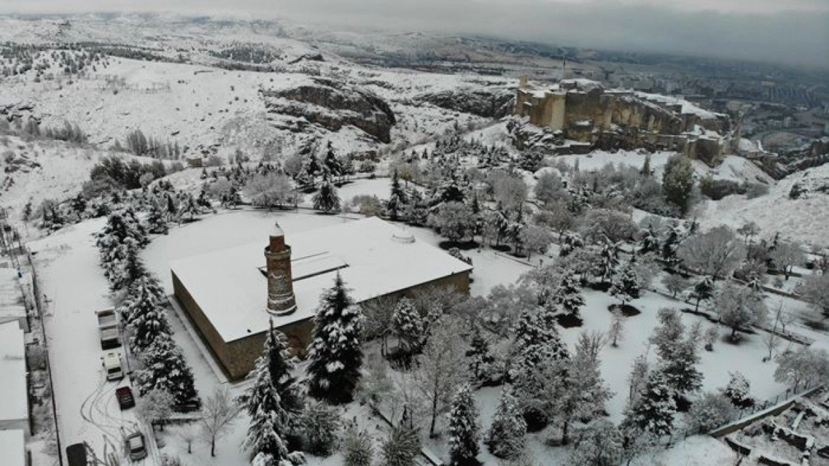 Harput'ta kartpostallık görüntüler oluştu