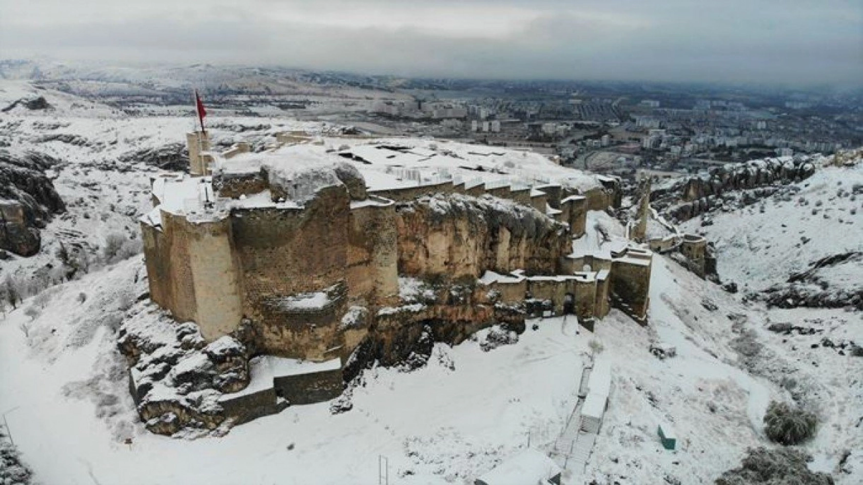 Harput'ta kartpostallık görüntüler oluştu