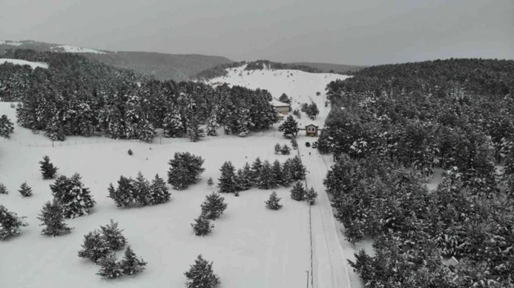 Dumanlı Tabiat Parkı, havadan görüntülendi