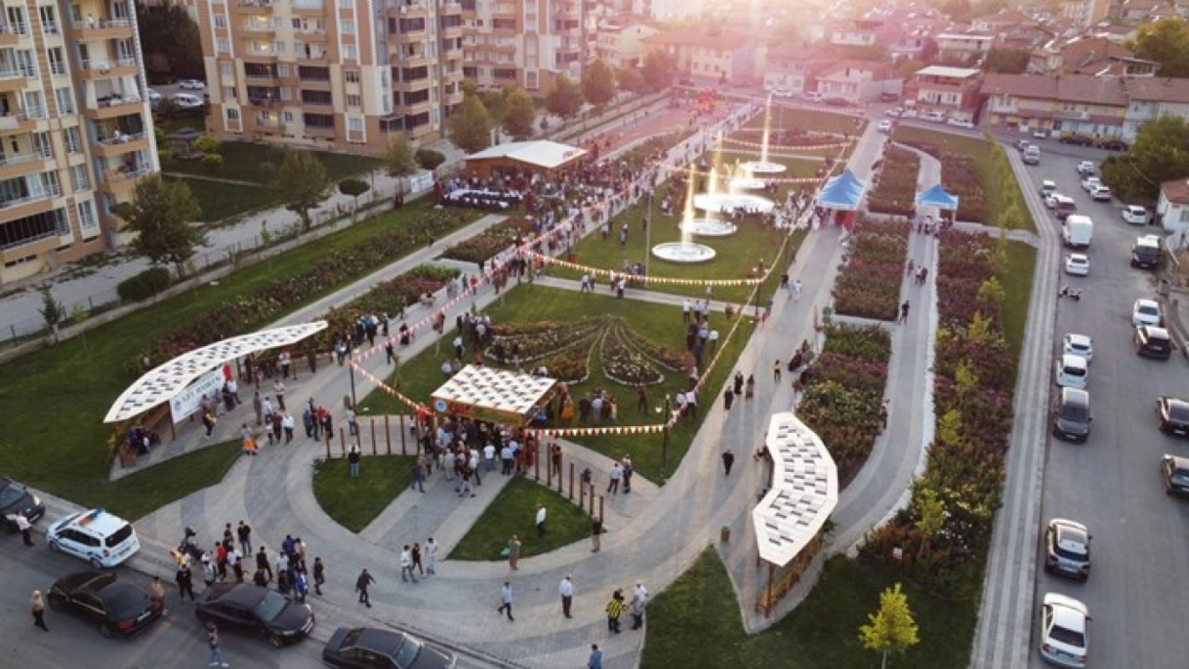 Battalgazi'de gül bahçesi Açılışından Kareler