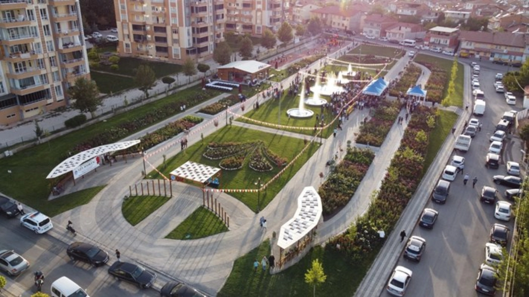 Battalgazi'de gül bahçesi Açılışından Kareler