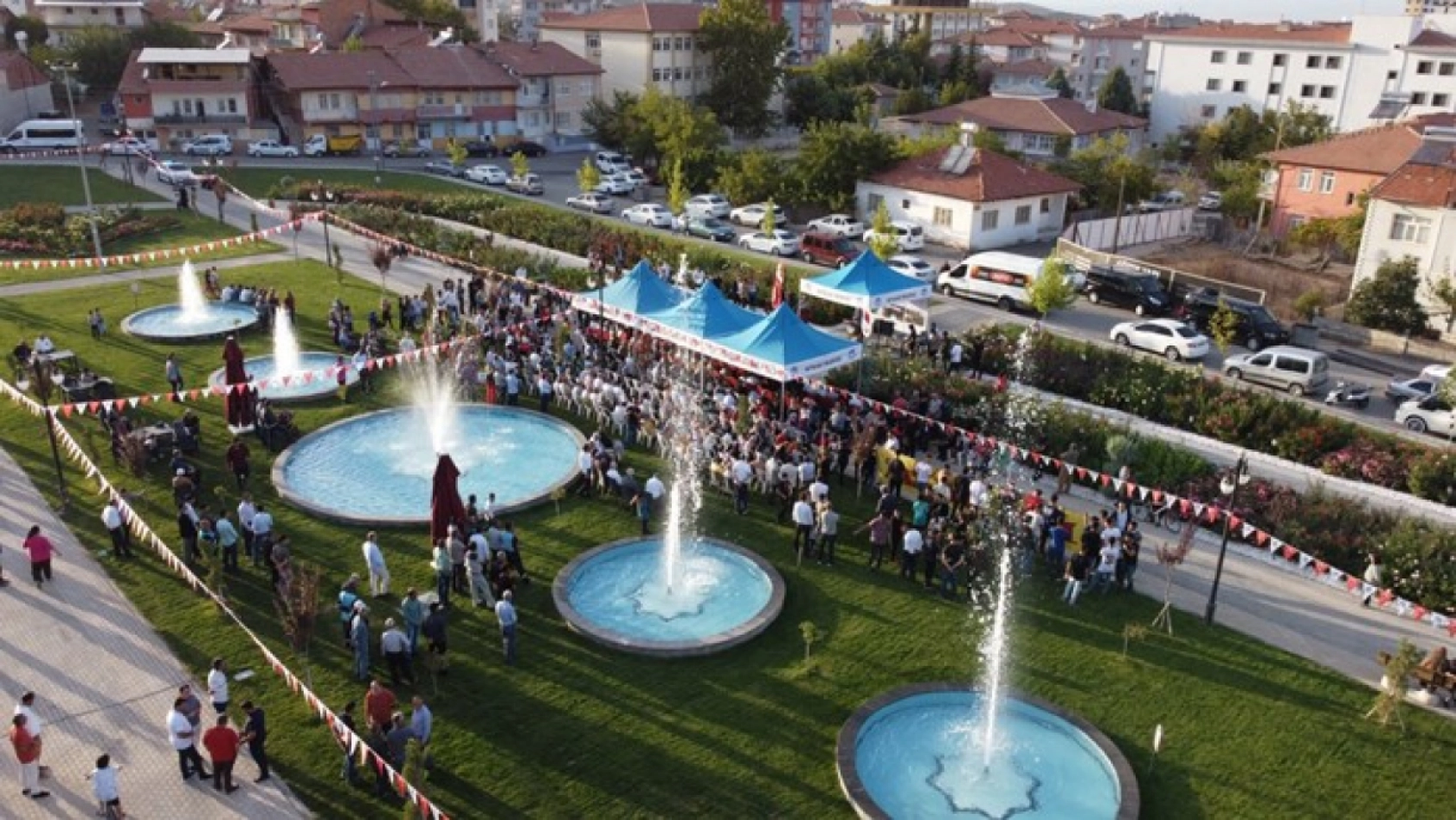 Battalgazi'de gül bahçesi Açılışından Kareler