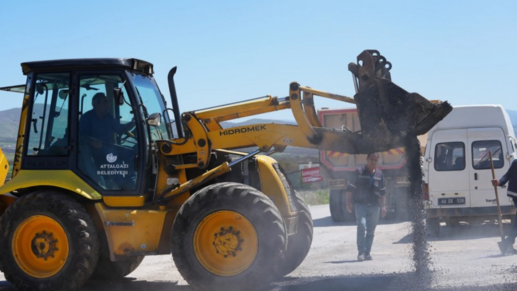 Çamurlu ve Bulgurlu'ya Asfalt Hizmeti