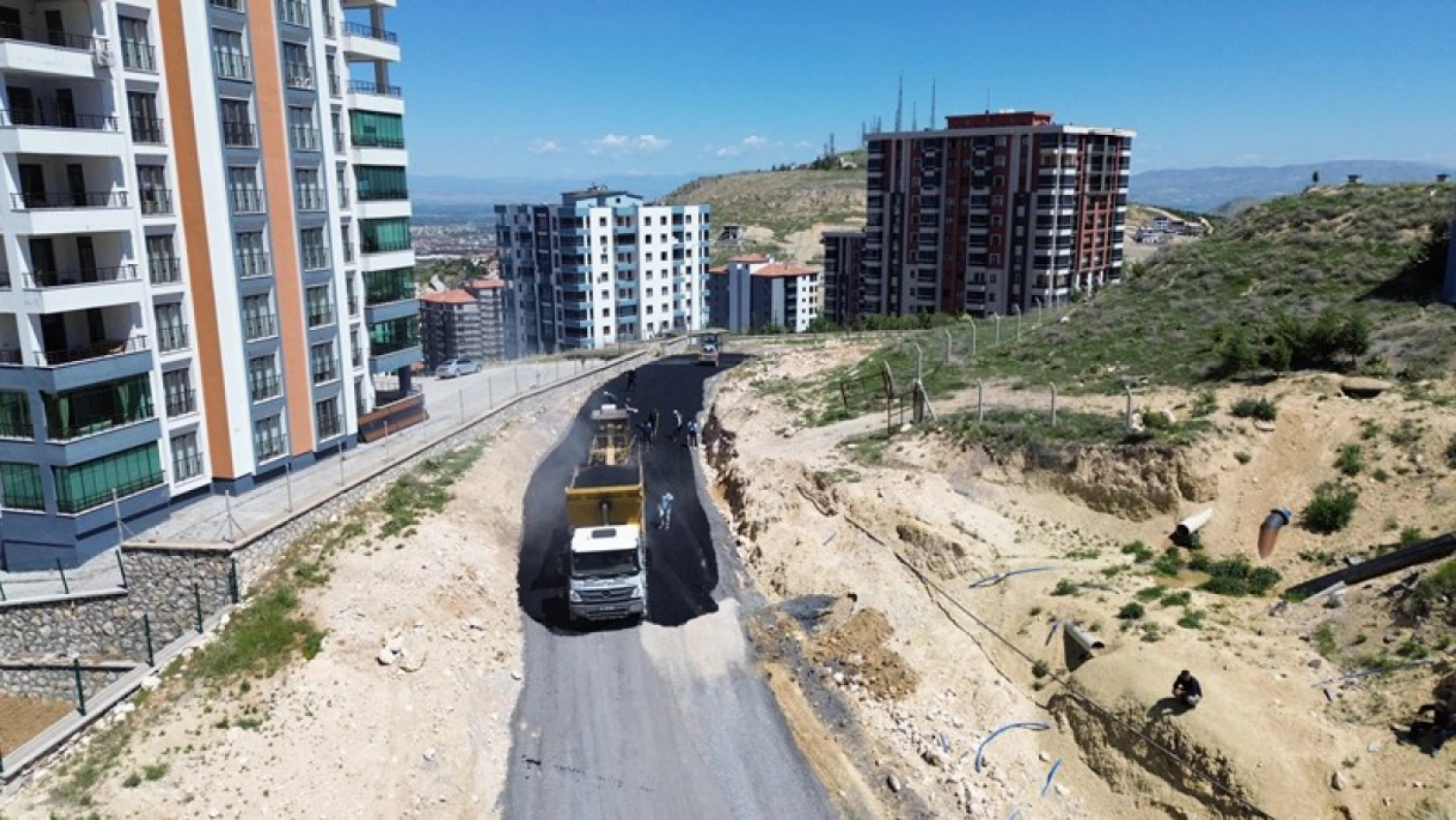 Çamurlu ve Bulgurlu'ya Asfalt Hizmeti