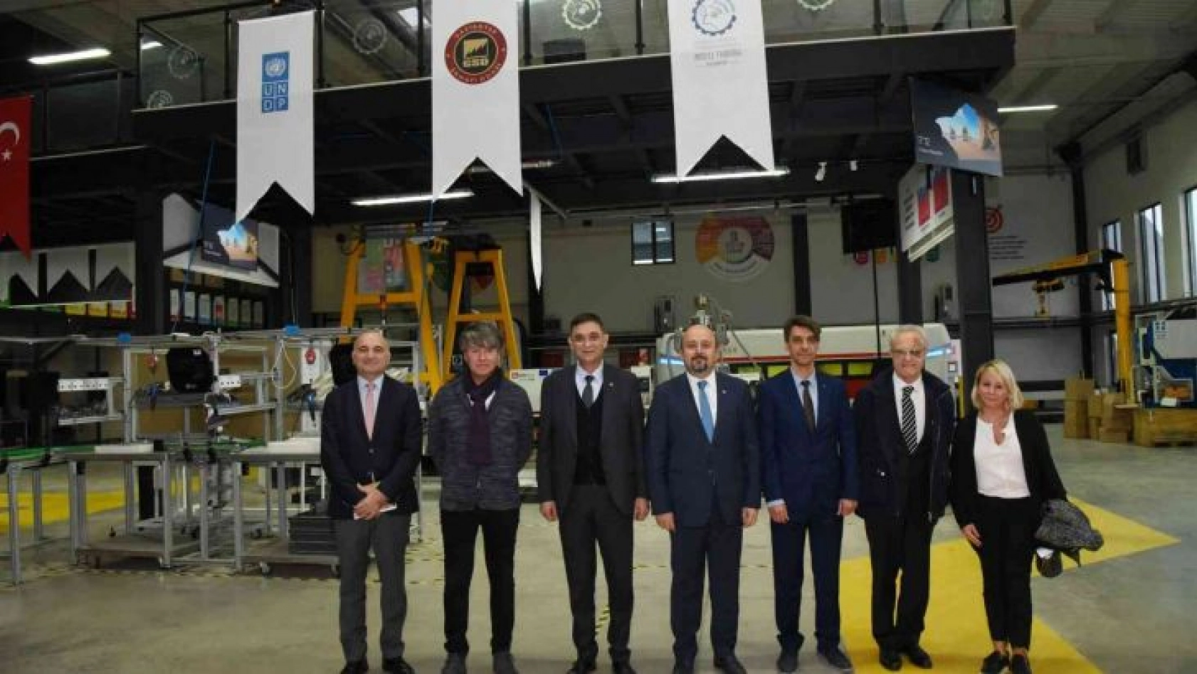AB Türkiye Delegasyonu heyetinden Model Fabrika'ya ziyaret