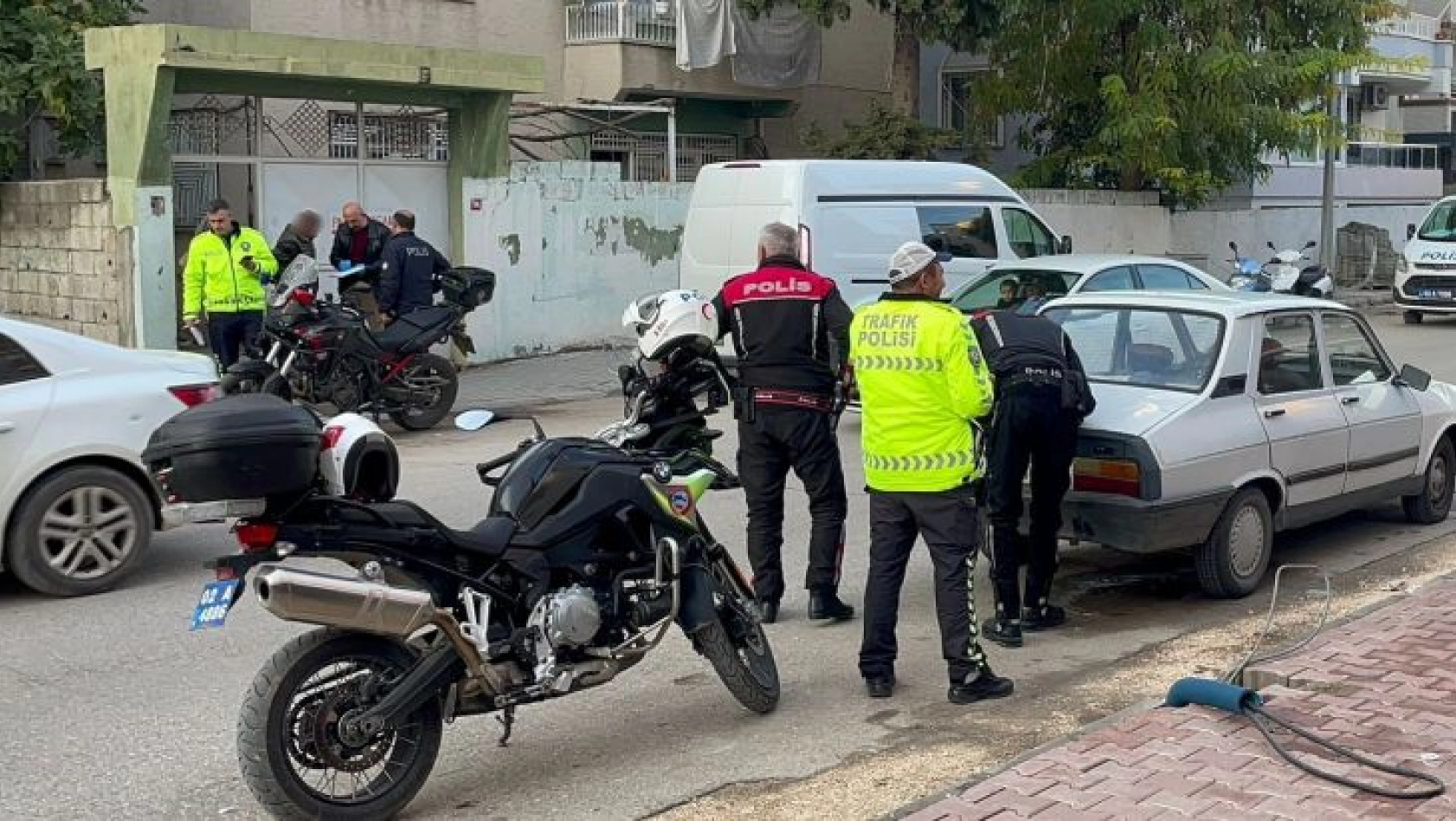 Adıyaman'da şase numarası silinmiş motosiklet yakalandı