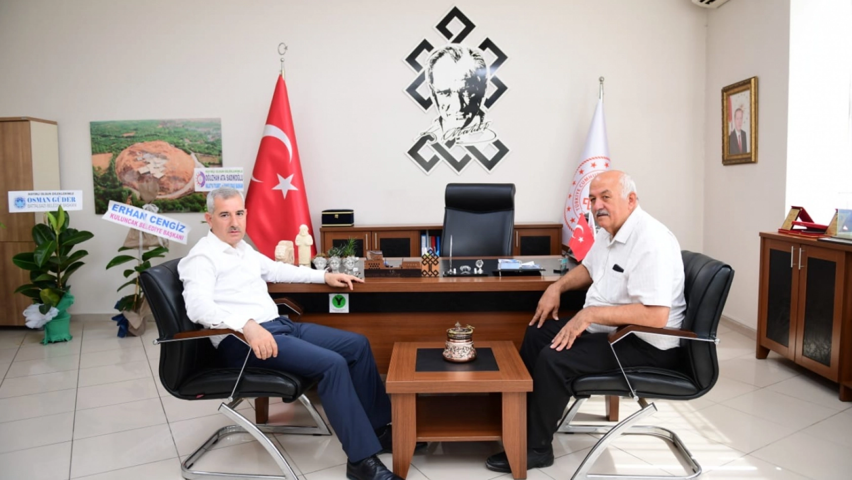Başkan Çınar'dan Cengiz'e hayırlı olsun ziyareti