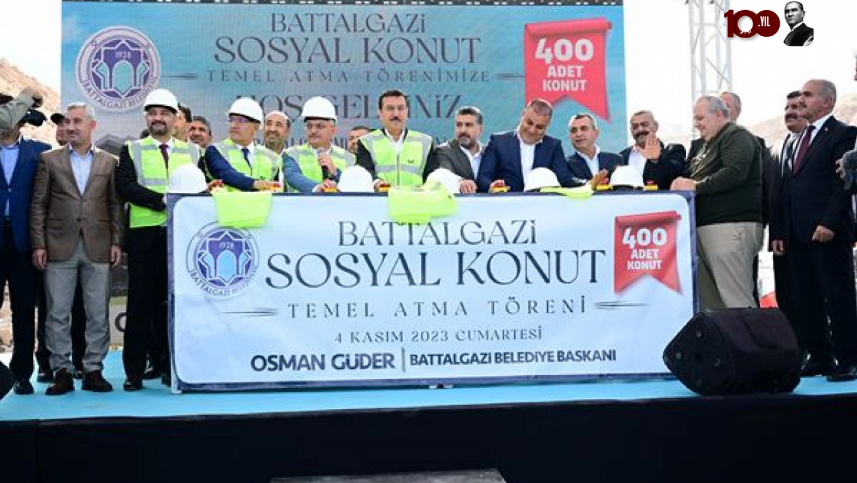 Battalgazi'de 400 sosyal konutun temeli atıldı
