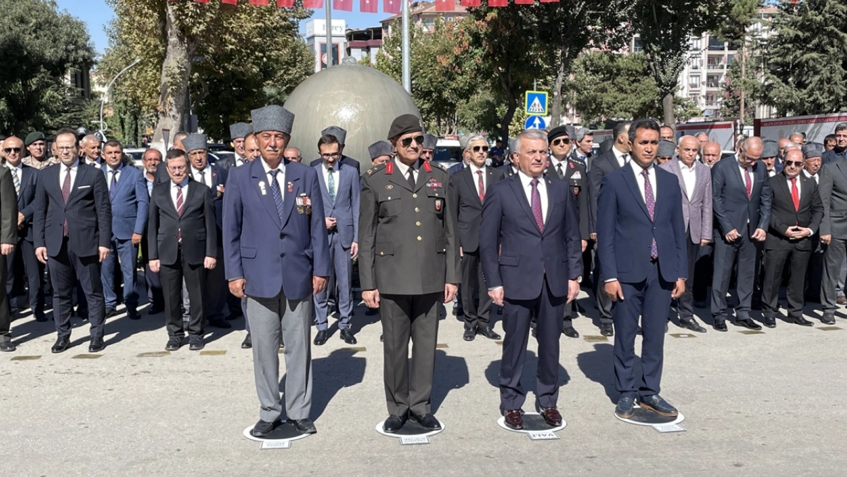 Malatya'da 19 Eylül Gaziler Günü dolayısıyla tören düzenlendi.