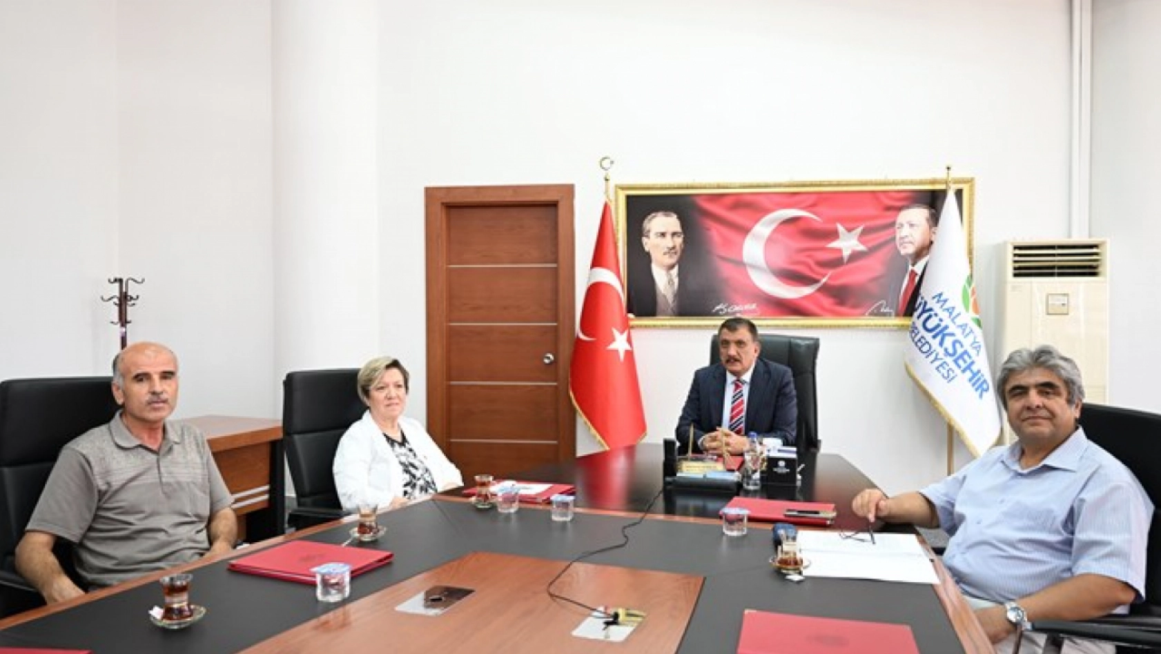 Malatya Derneklerinden Başkan Gürkan'a Ziyaret