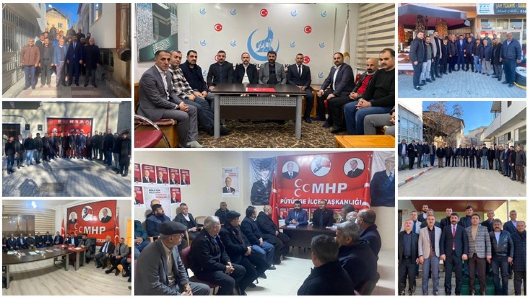MHP Milletvekili Aday Adayı Samanlı'dan İlçe Teşkilatları'na Ziyaret