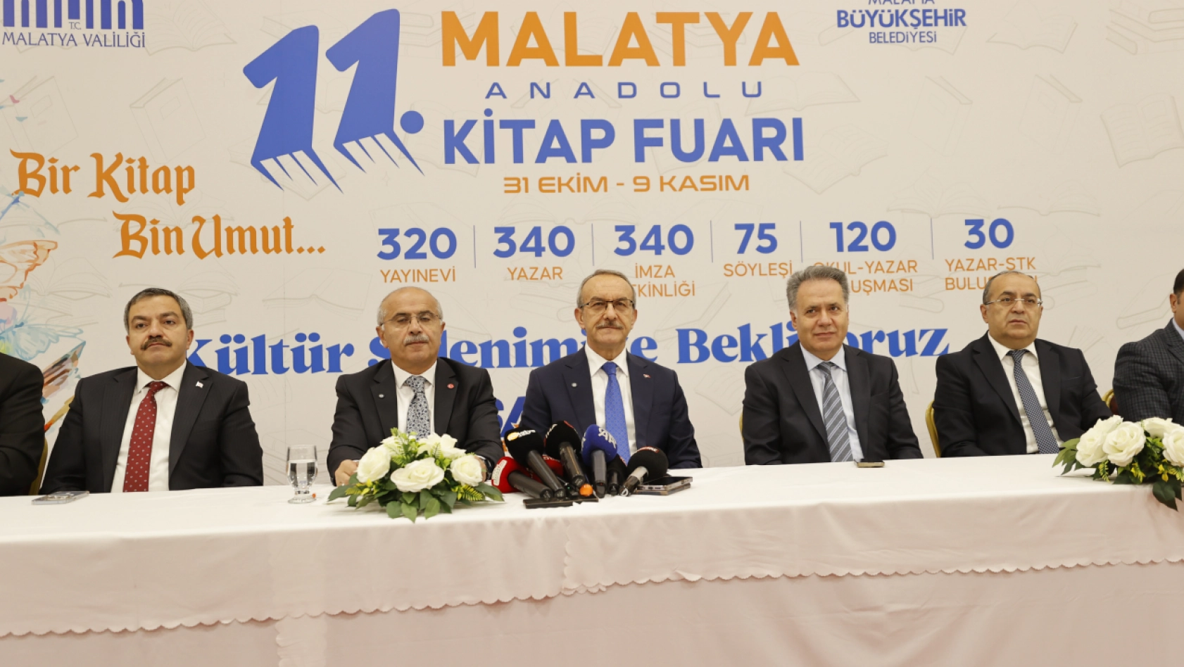 Malatya Anadolu Kitap Fuarı 31 Ekim'de Kapılarını Açıyor