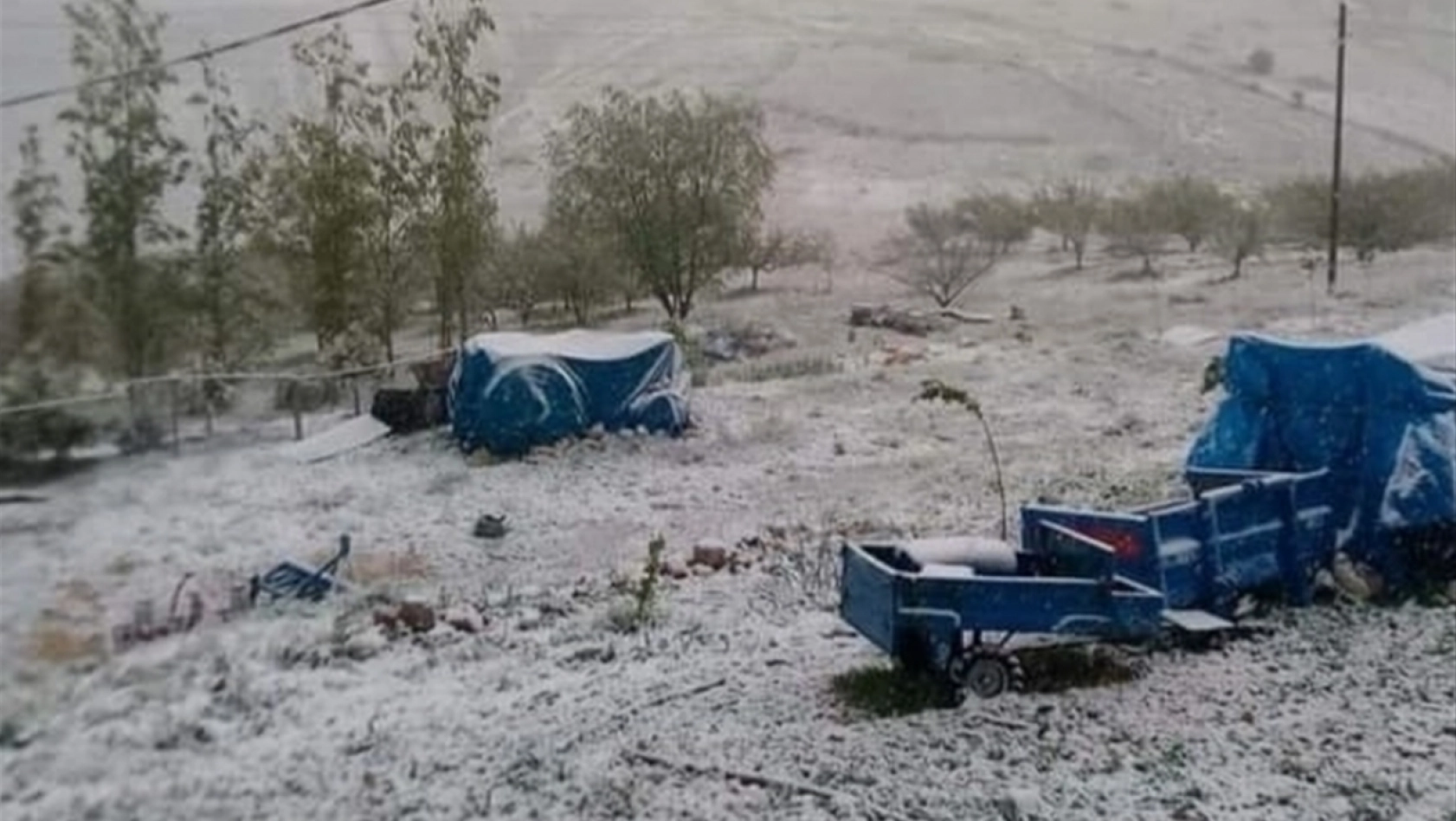 Malatya'da Yüksek Kesimlere Kar Yağdı