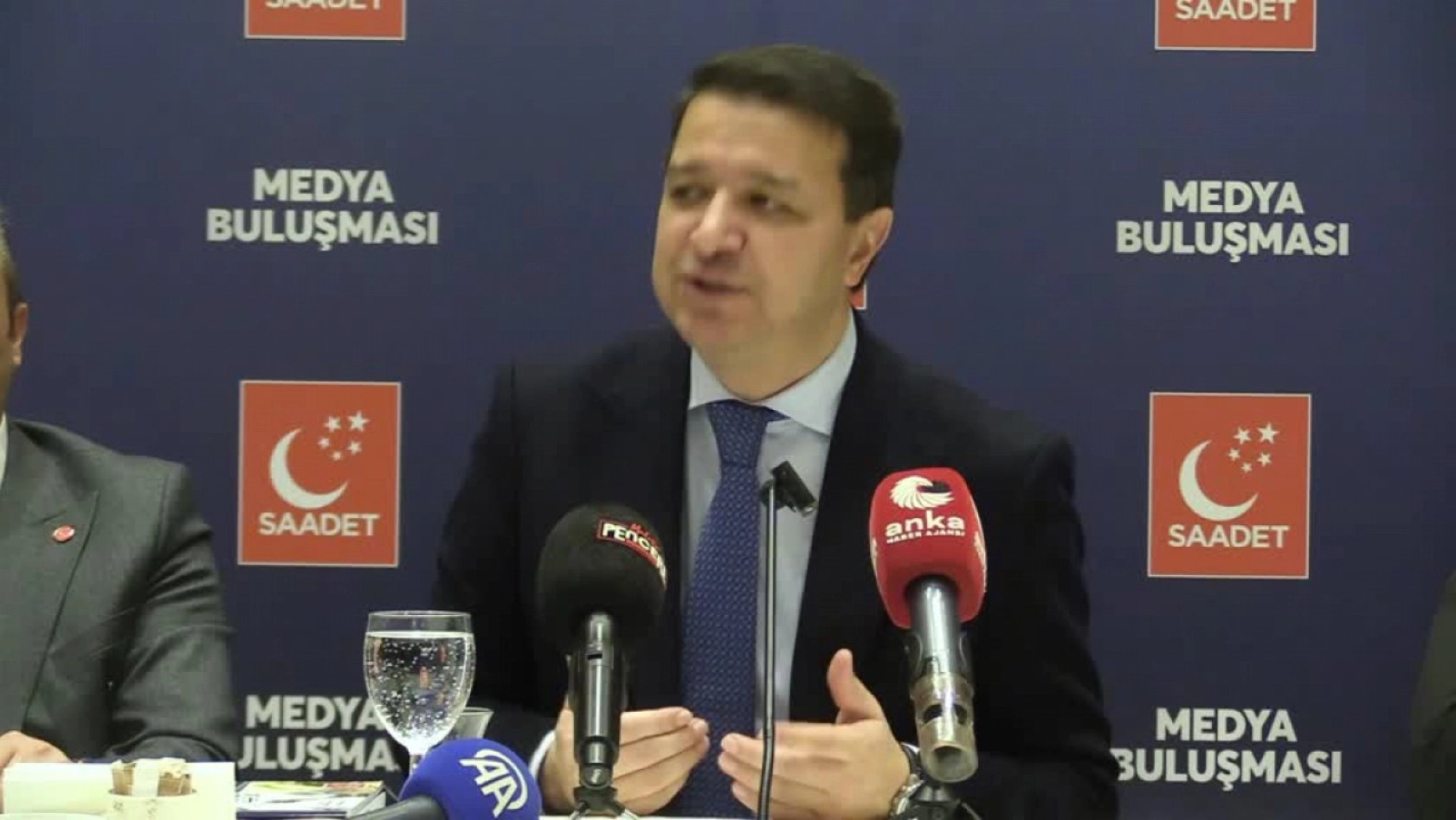 Saadet Partisi Genel Başkanı Arıkan, Malatya'da basınla buluştu