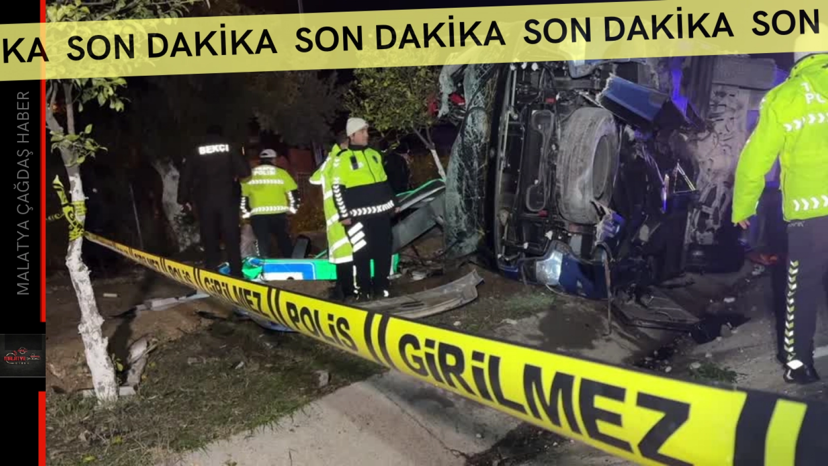Sarıçam'da otobüs kazası: 8 kişi ambulanslarla hastanelere kaldırıldı