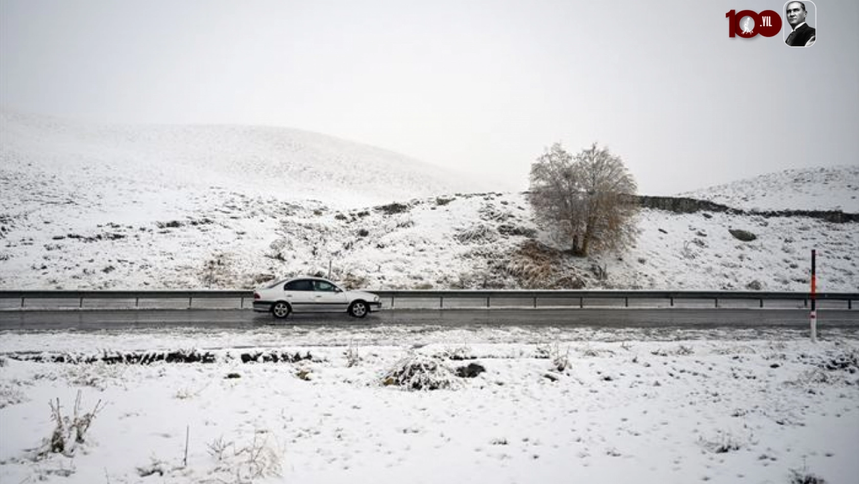 Van'da yüksek kesimlerinde kar etkili oldu