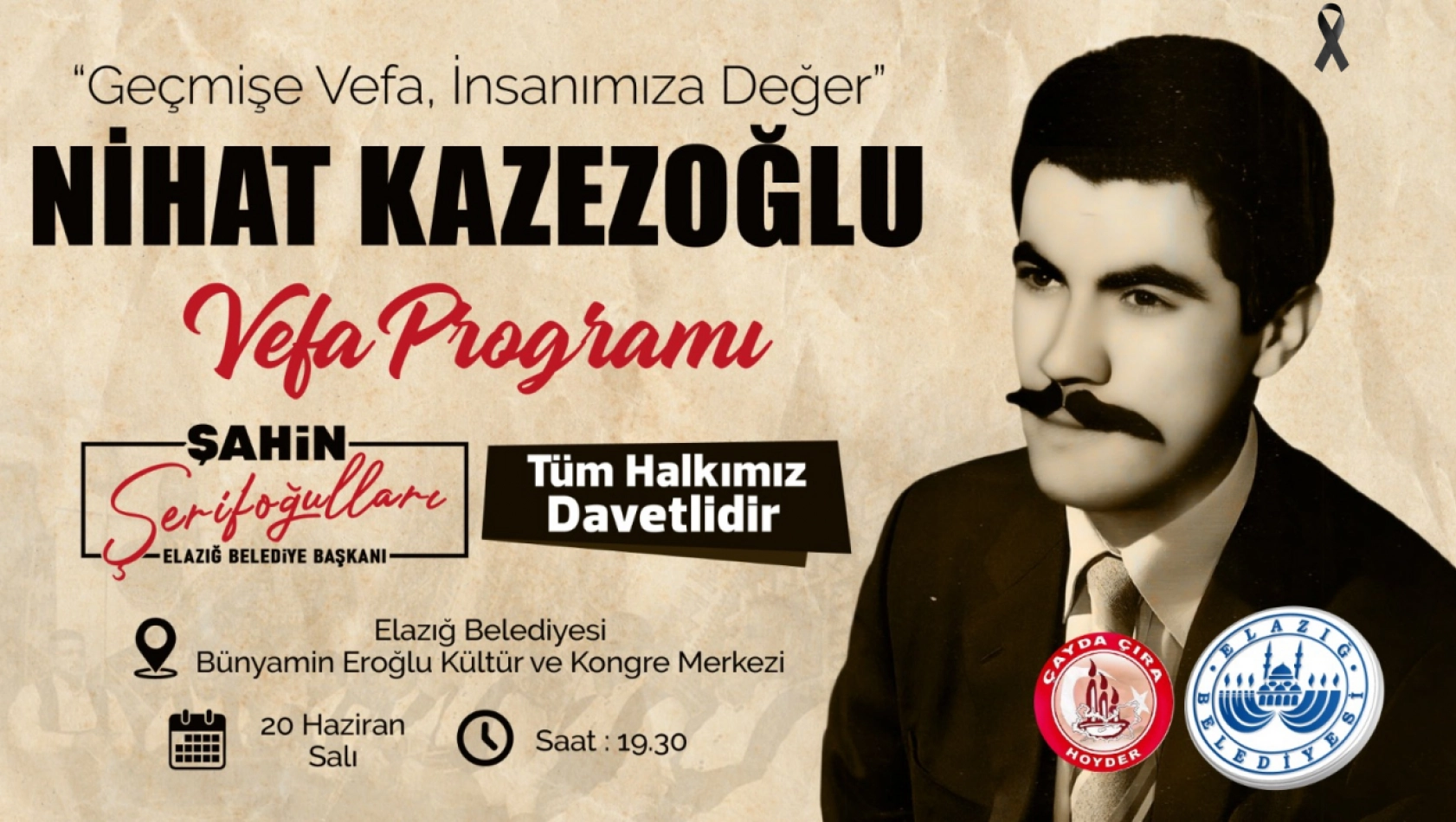 Nihat Kazezoğlu'na Vefa Programı Düzenleyecek