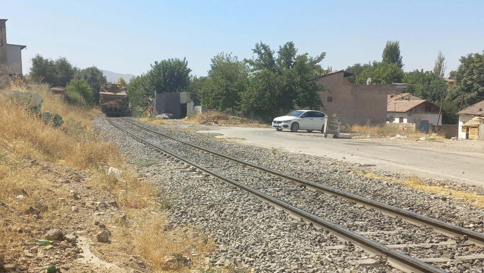 Kiltepe Mahallesi'nde feci kaza: Tren yaya çarptı