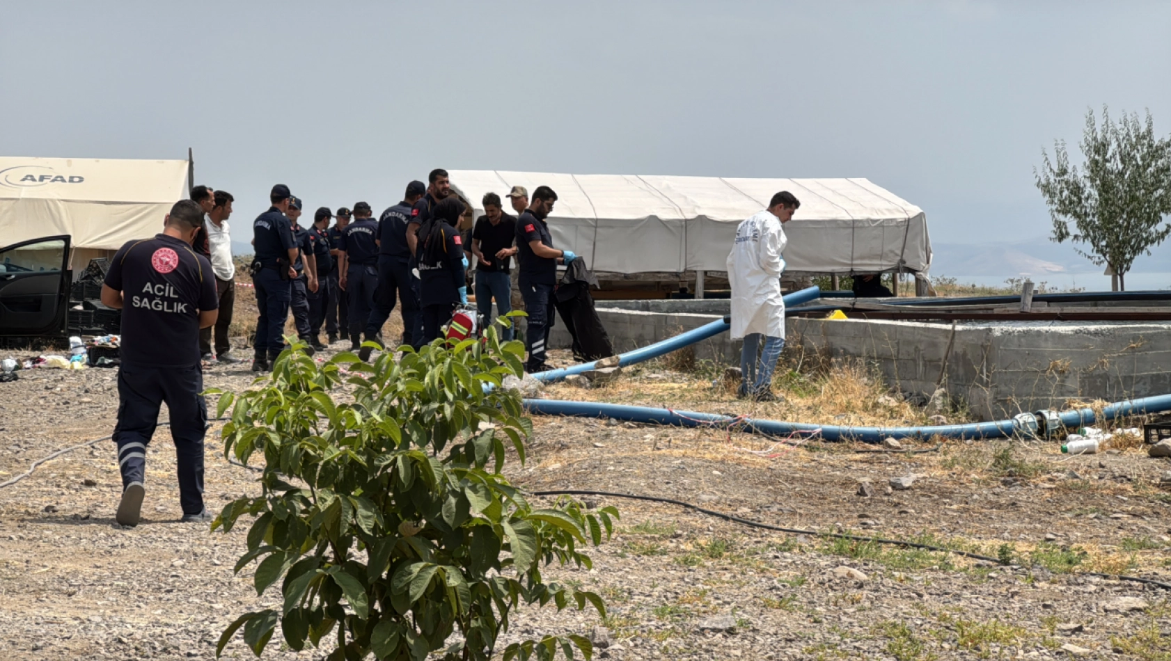 Üzüm Bağında Feci Son: 1'i Kadın 2 Kişi Sulama Havuzunda Ölü Bulundu