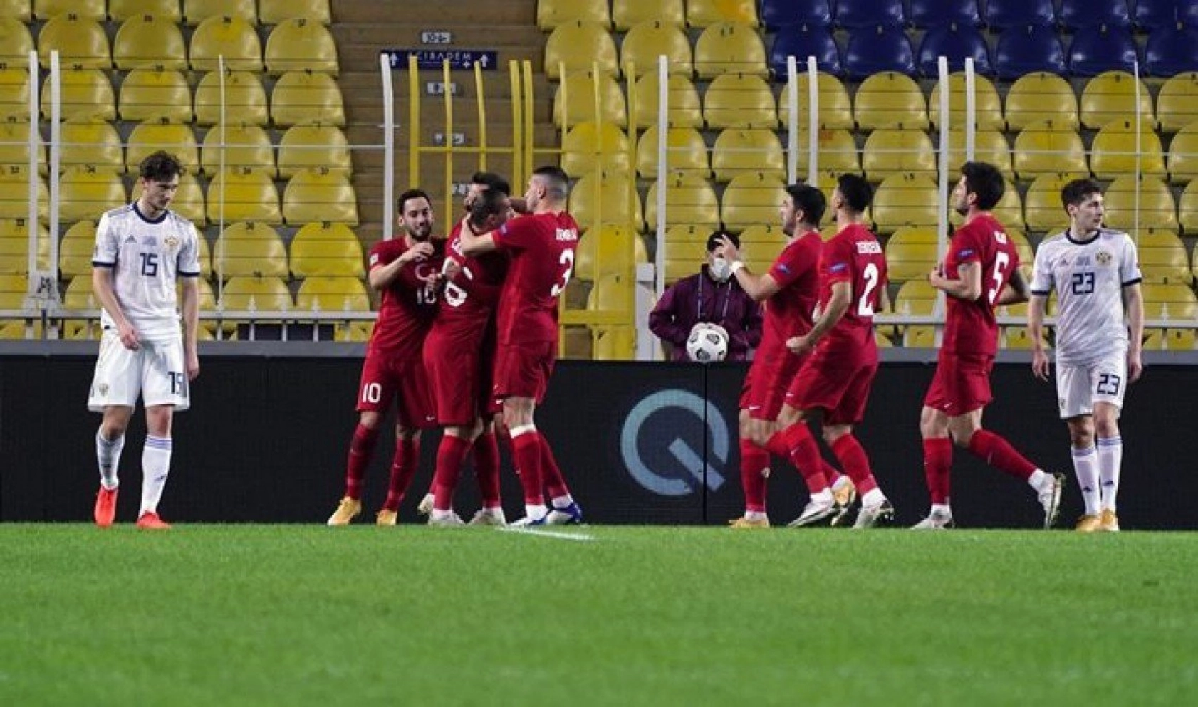 Türkiye Rusya Maçından Kareler